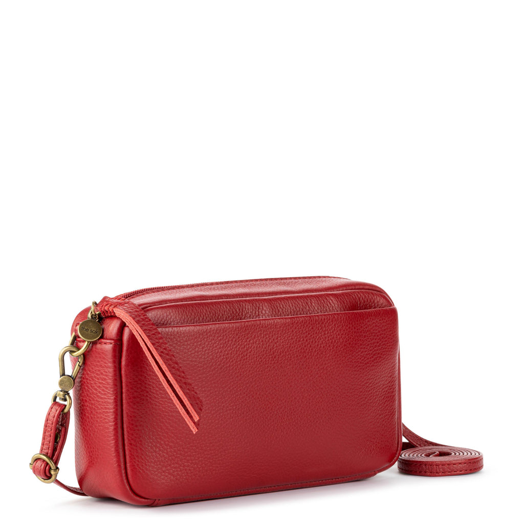 The Sak Cora Smartphone Crossbody - Leather - Scarlet