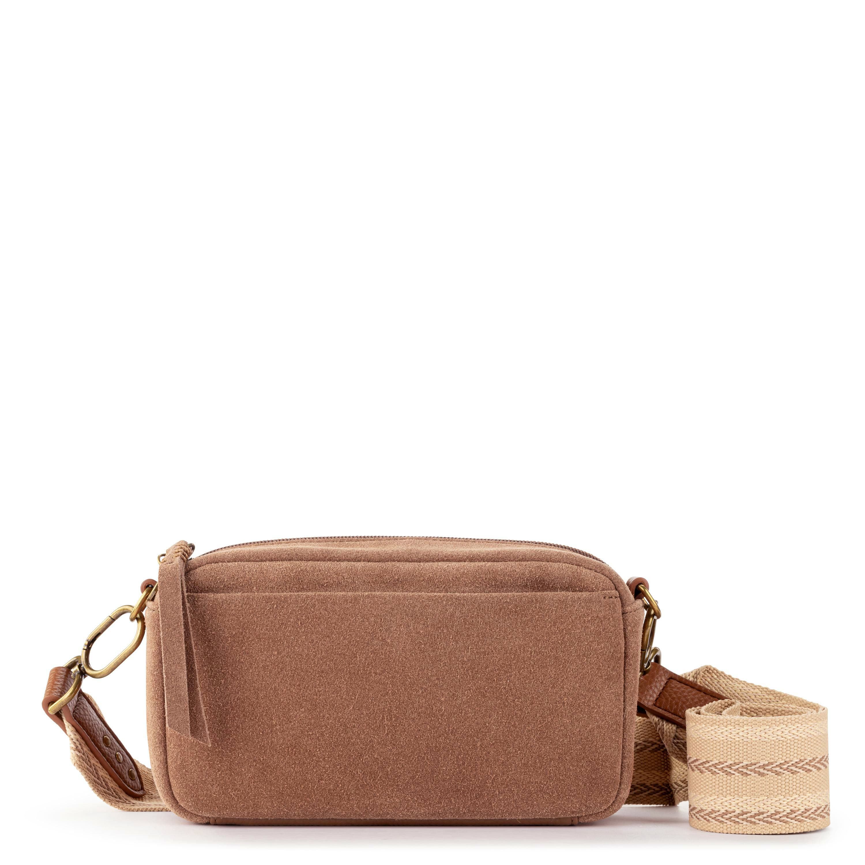 The Sak Cora Smartphone Crossbody - Leather - Tobacco Suede