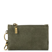Encino Essential Wallet - Leather - Moss Suede