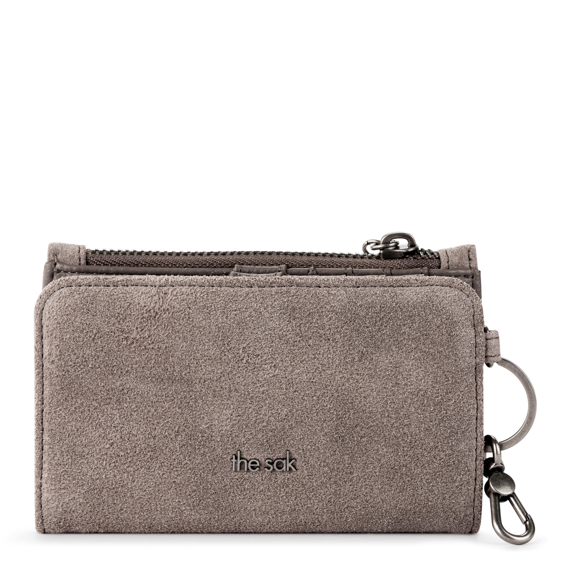 The Sak Encino Essential Wallet Leather - |Mushroom Suede|