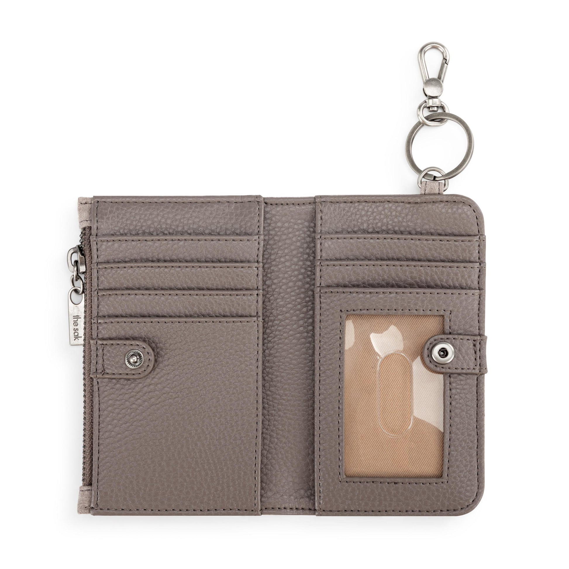 The Sak Encino Essential Wallet Leather - |Mushroom Suede|