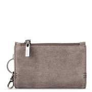 Encino Essential Wallet - Leather - Mushroom Suede