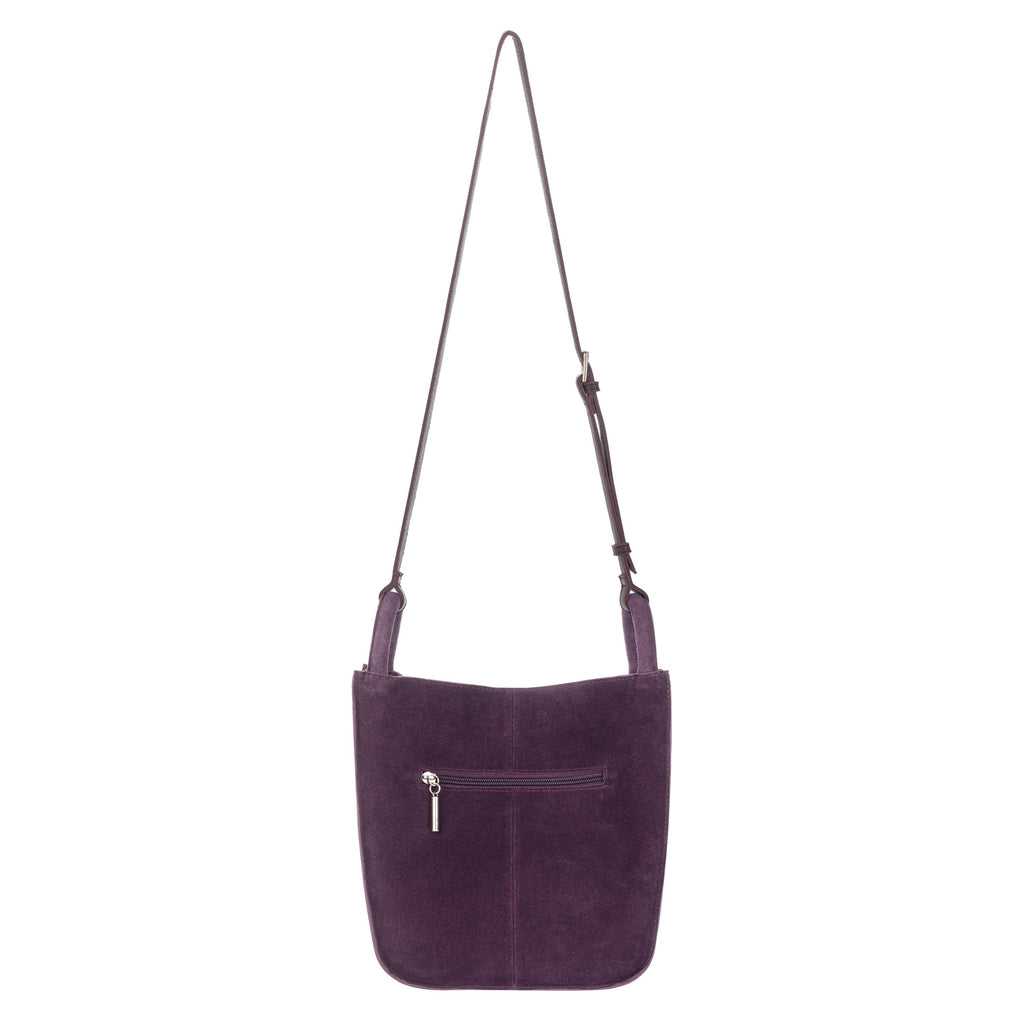 The Sak Los Feliz Crossbody - Leather - Aubergine Suede