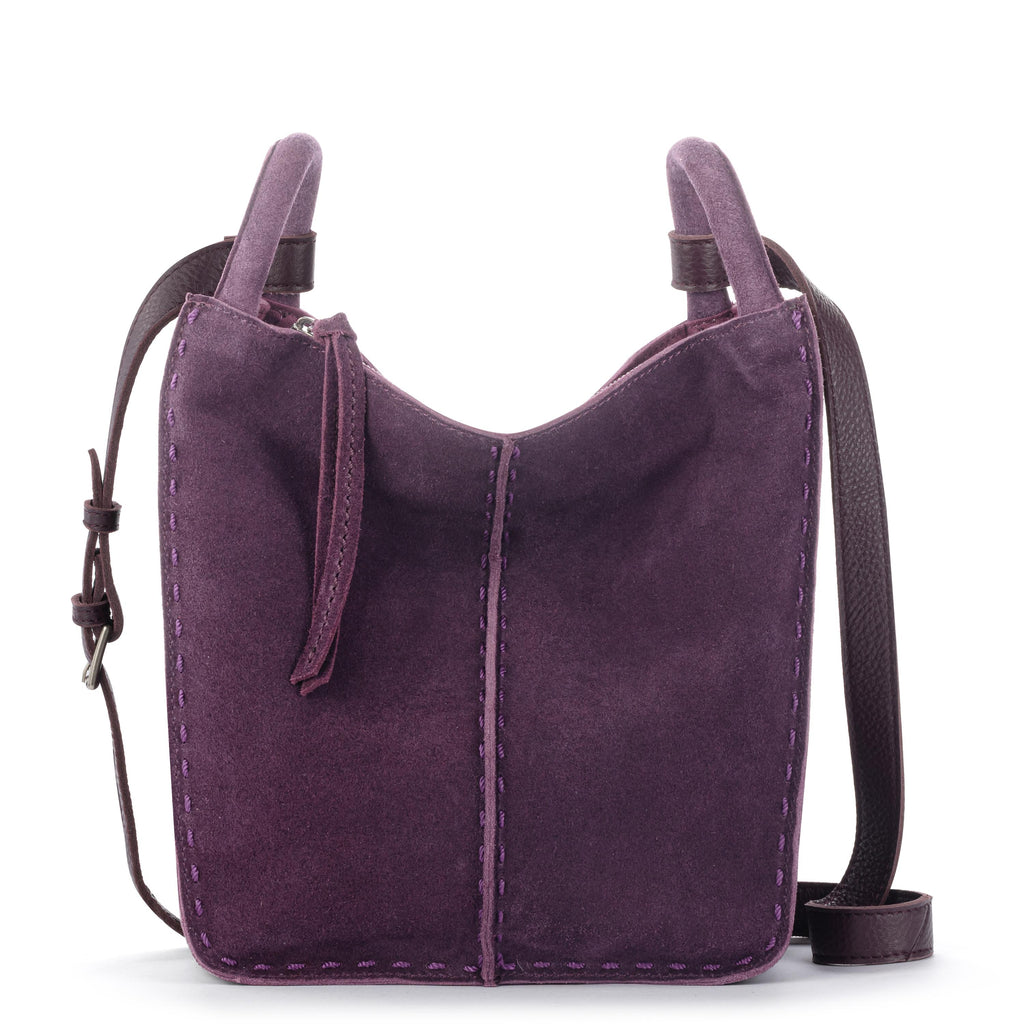 The Sak Los Feliz Crossbody - Leather - Aubergine Suede