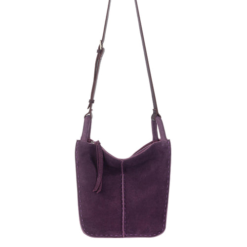 The Sak Los Feliz Crossbody - Leather - Aubergine Suede