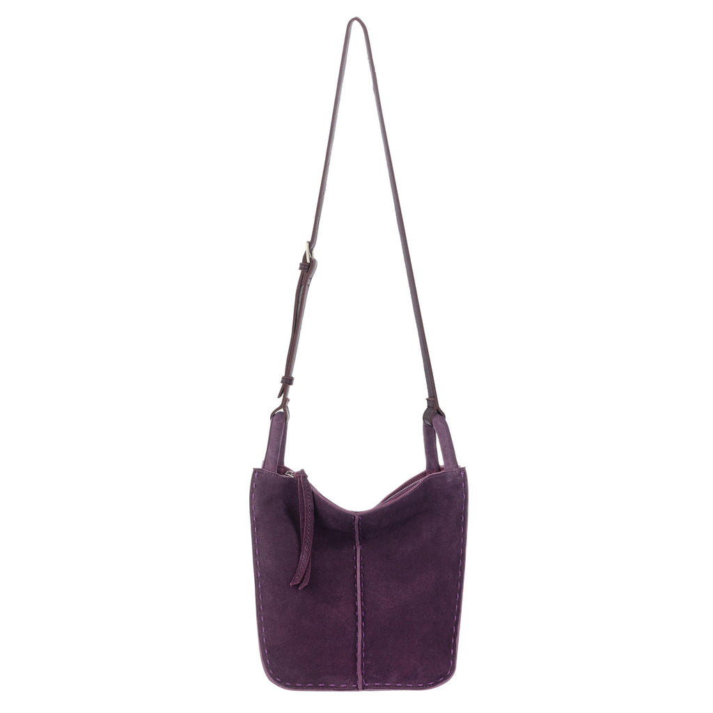 The Sak Los Feliz Crossbody - Leather - Aubergine Suede