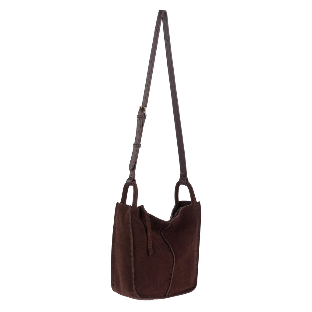 The Sak Los Feliz Crossbody - Leather - Mahogany Suede