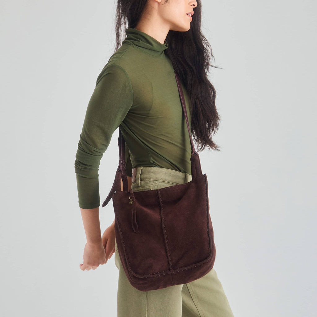 The Sak Los Feliz Crossbody - Leather - Mahogany Suede