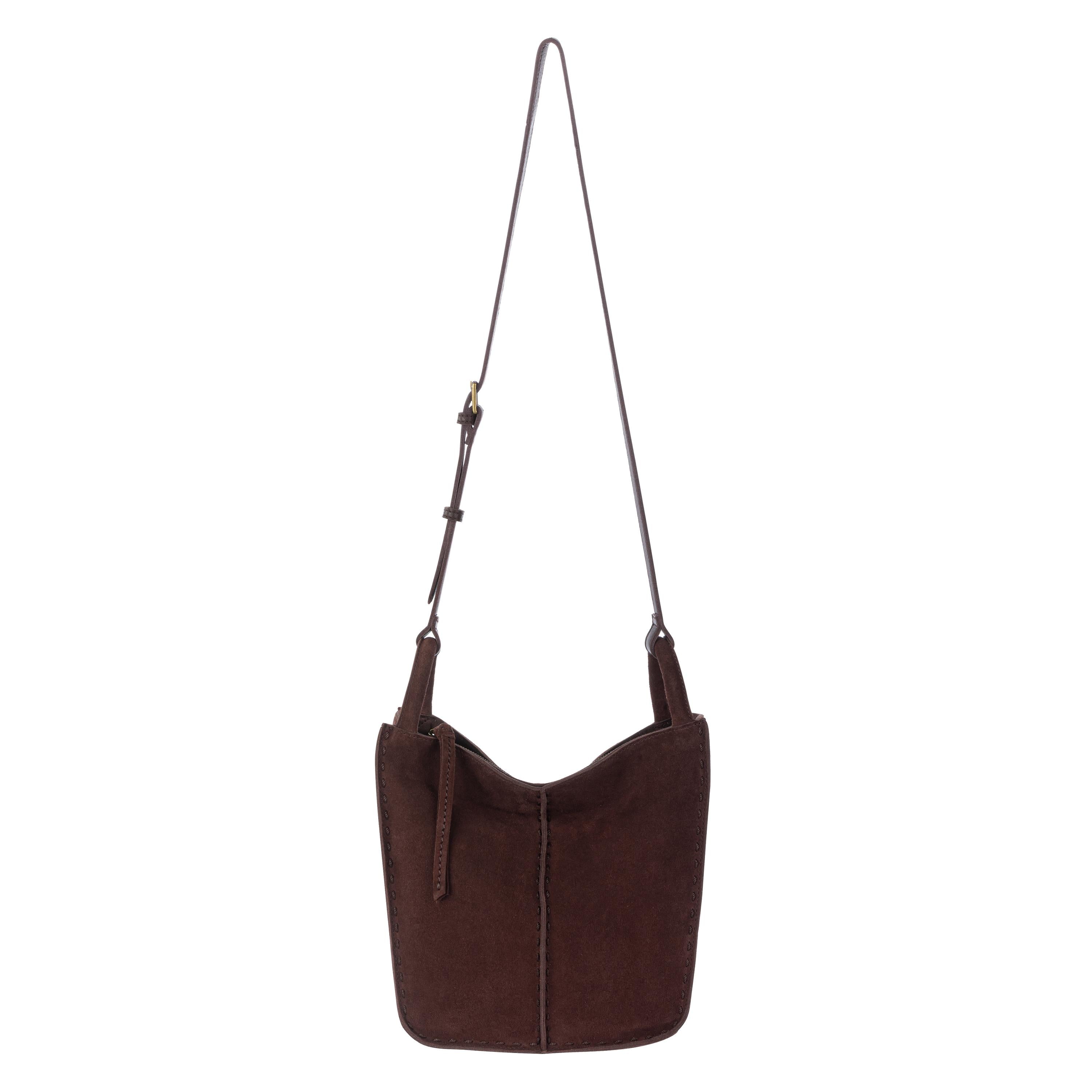 The Sak Los Feliz Crossbody - Leather - Mahogany Suede