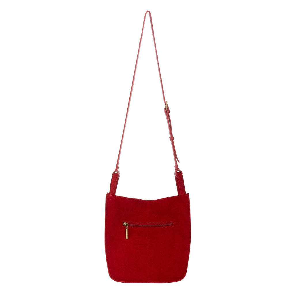 The Sak Los Feliz Crossbody - Leather - Scarlet Suede