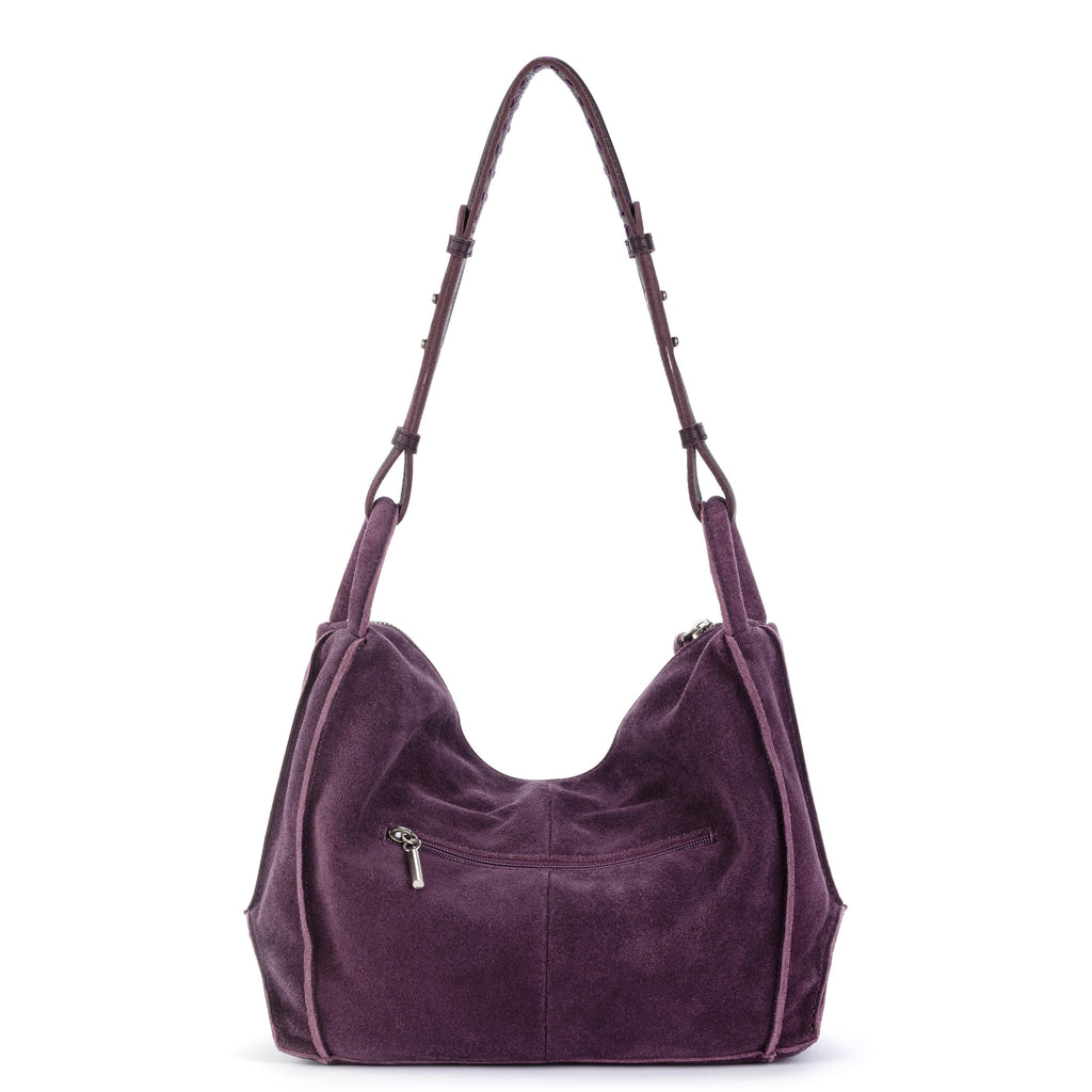 The Sak Los Feliz Hobo - Leather - Aubergine Suede