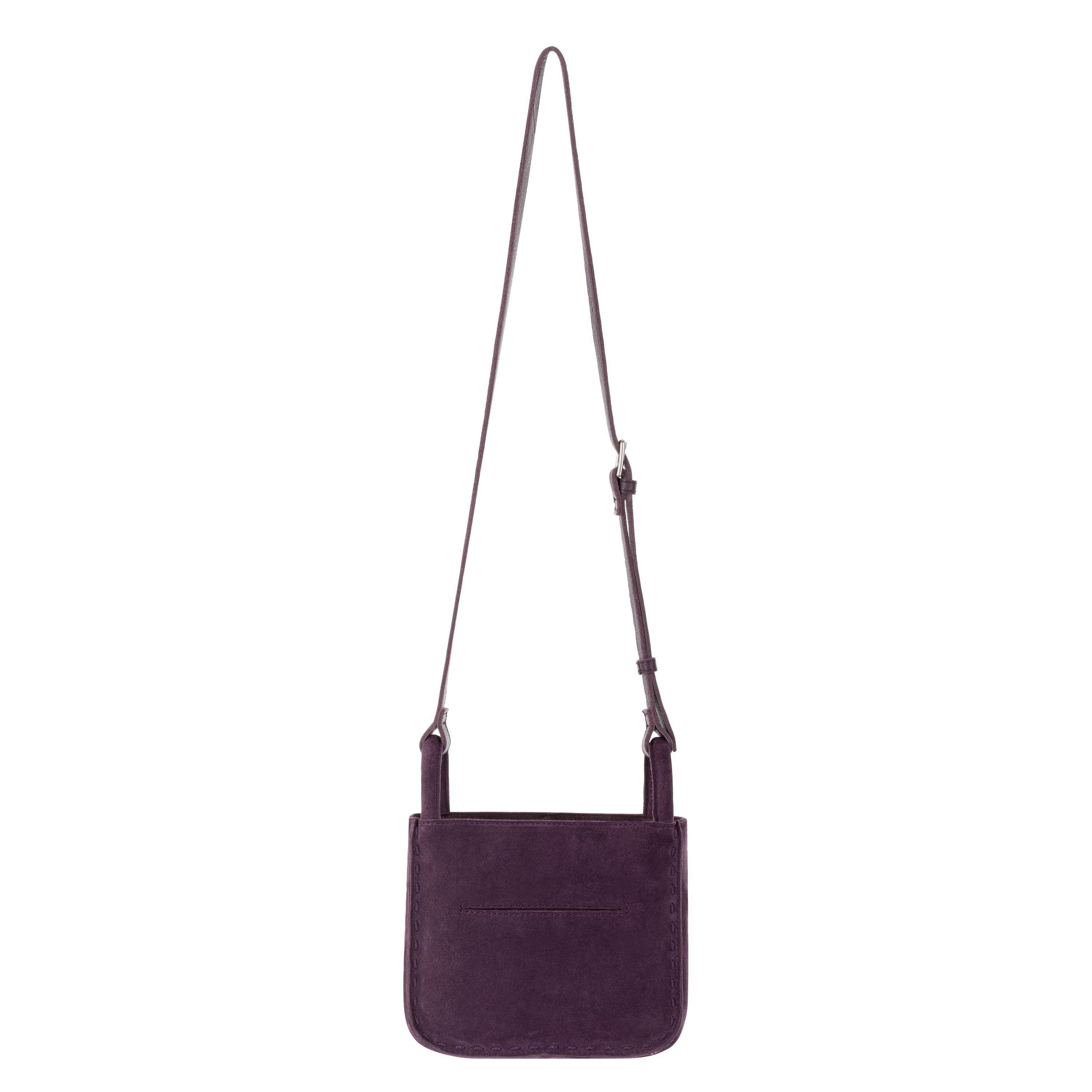 The Sak Los Feliz Mini Crossbody Leather - |Aubergine Suede|