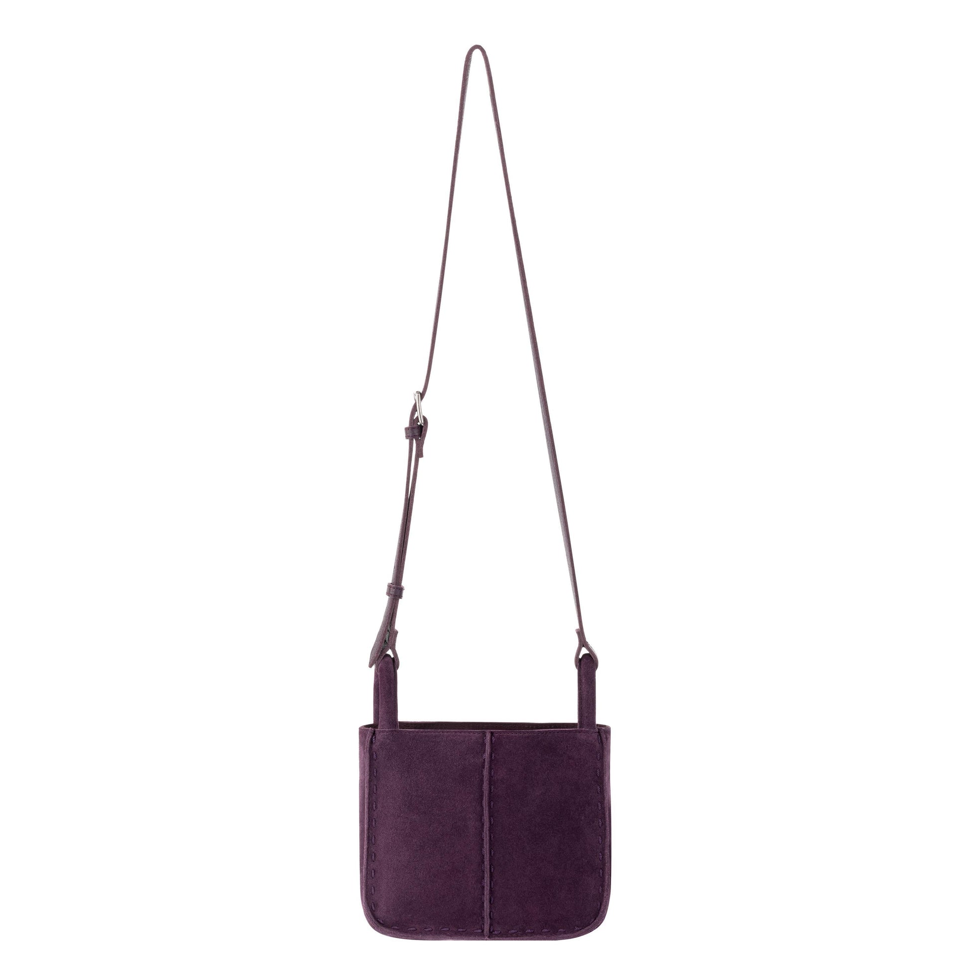 The Sak Los Feliz Mini Crossbody Leather - |Aubergine Suede|