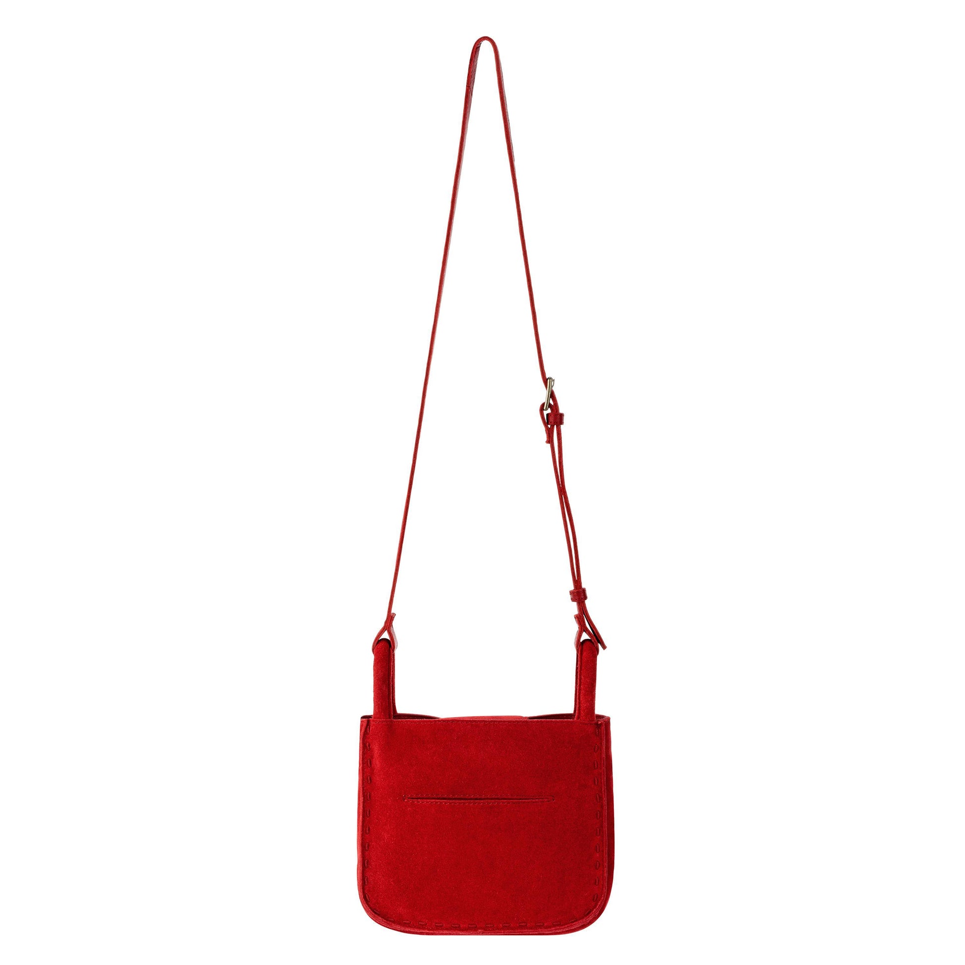 The Sak Los Feliz Mini Crossbody Leather - |Scarlet Suede|