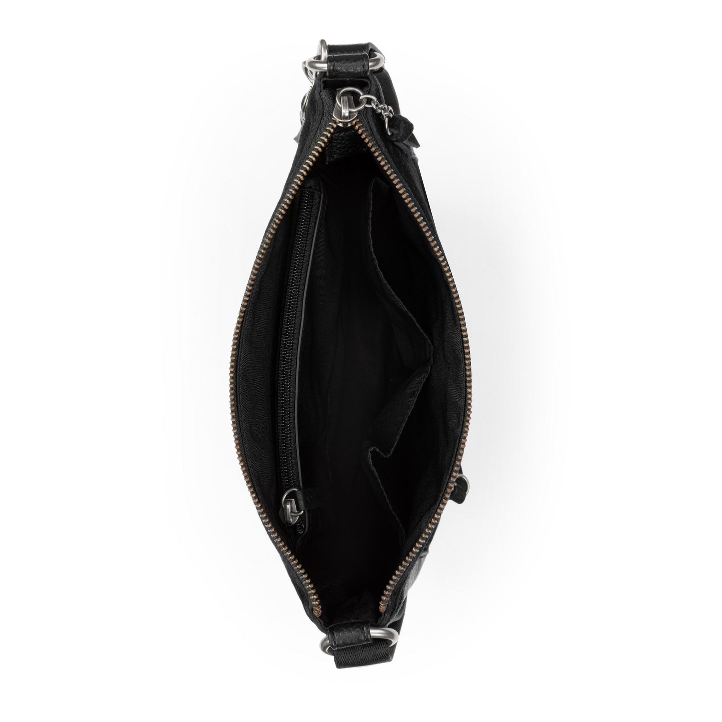 The Sak Lucia Crossbody Leather - |Black Suede Block|
