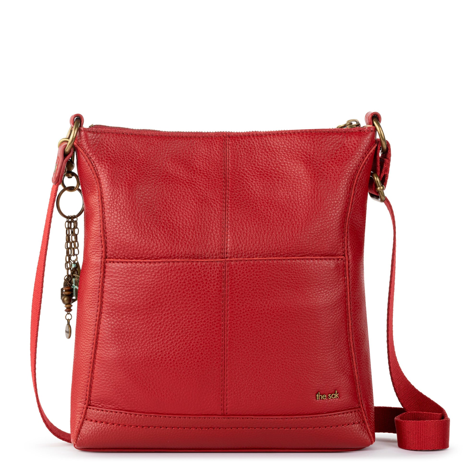 The Sak Lucia Crossbody Leather - |Scarlet Stitch|
