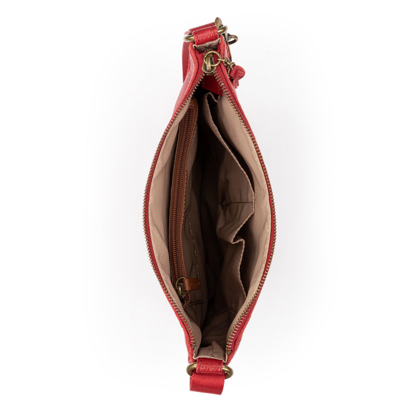 The Sak Lucia Crossbody Leather - |Scarlet Stitch|
