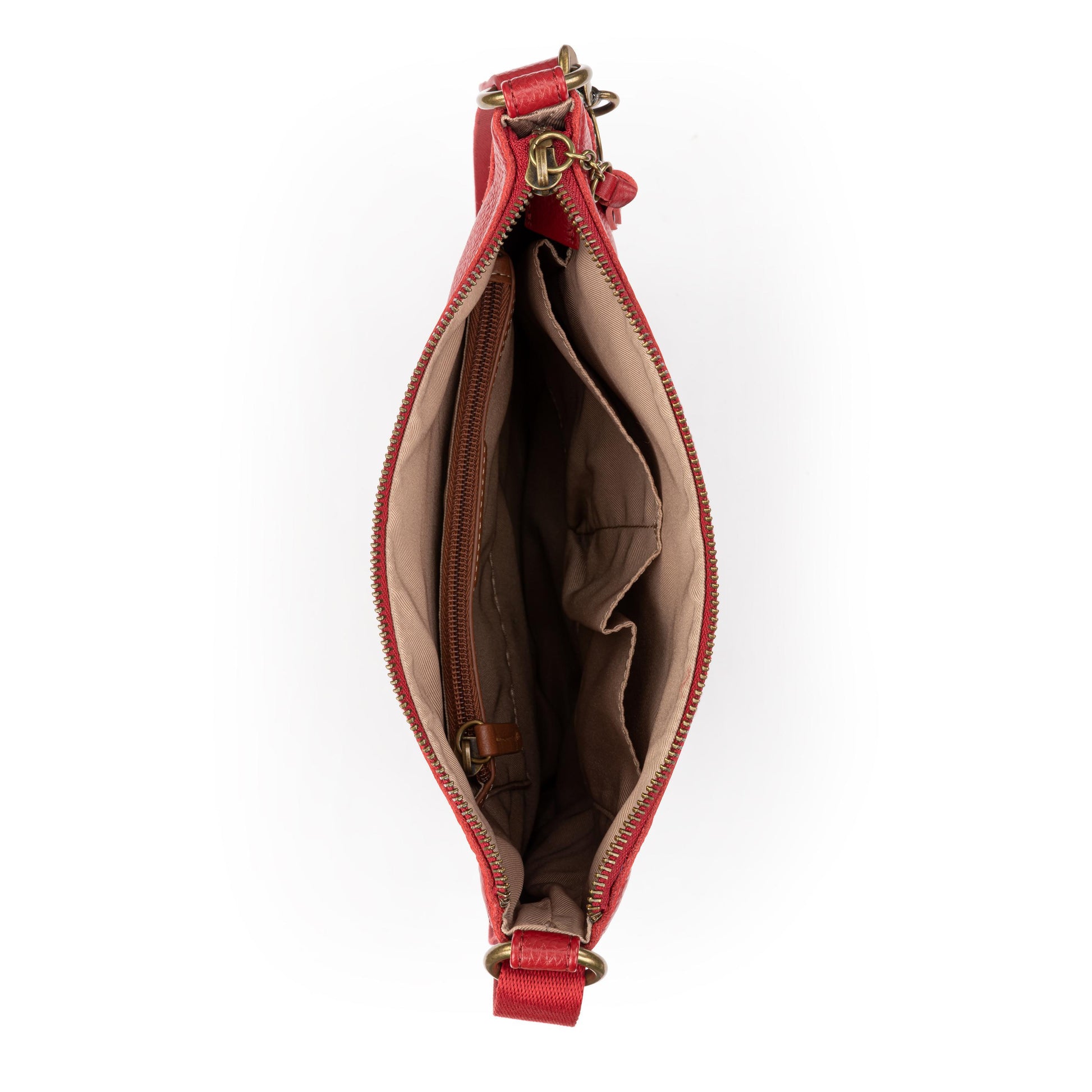 The Sak Lucia Crossbody Leather - |Scarlet Stitch|