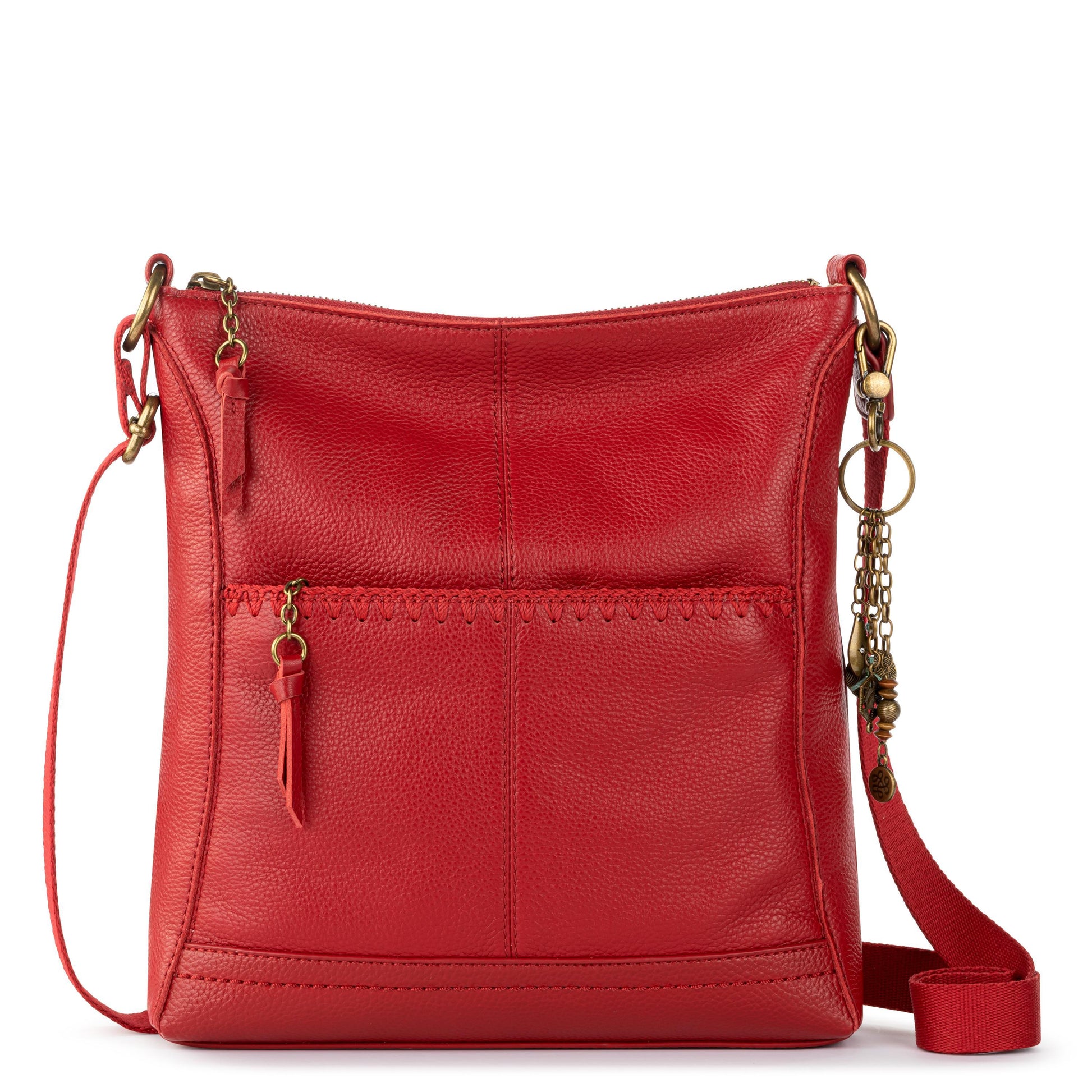 The Sak Lucia Crossbody Leather - |Scarlet Stitch|