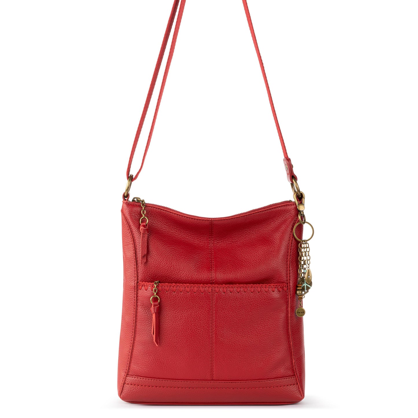 The Sak Lucia Crossbody Leather - |Scarlet Stitch|
