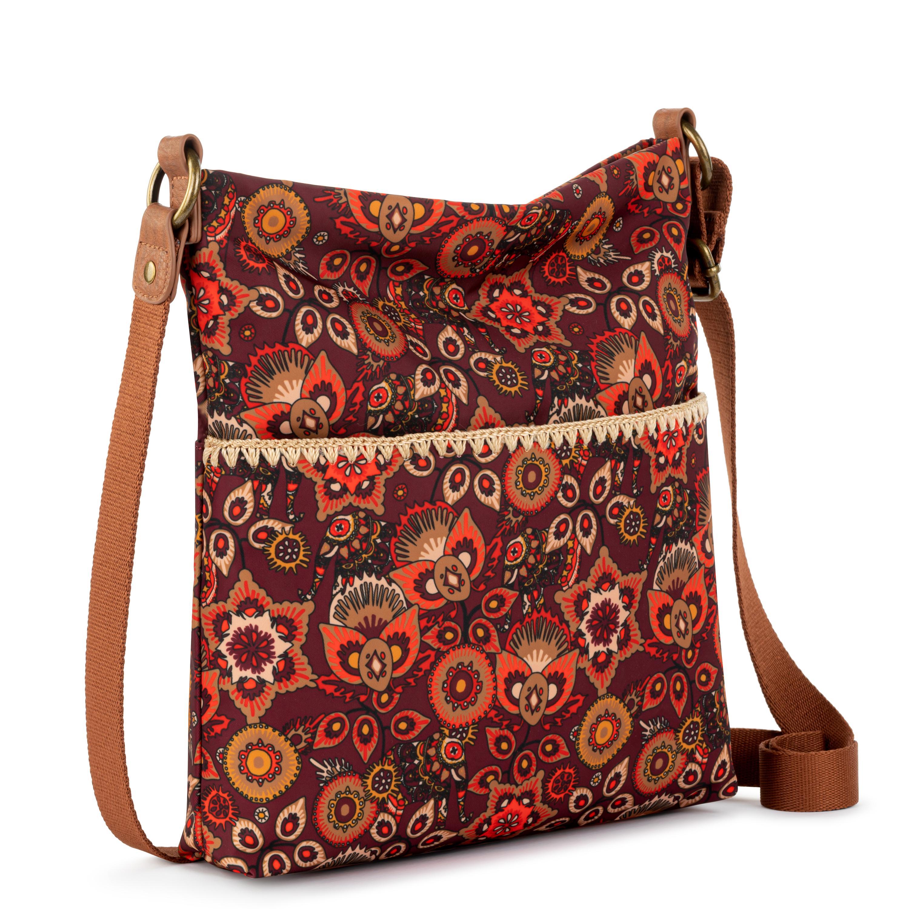 The Sak Lucia Crossbody - EcoTwill - Scarlet Tapestry
