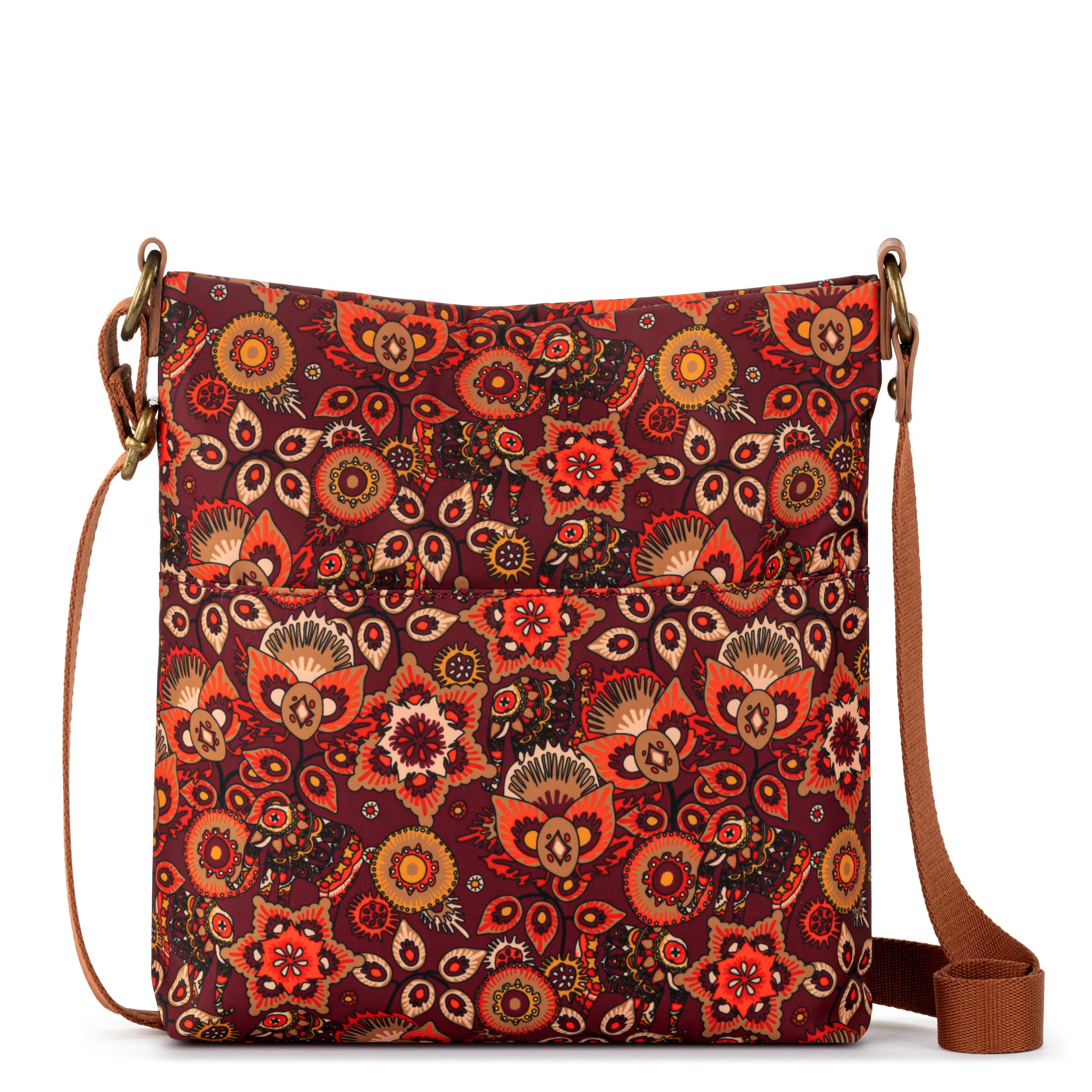 The Sak Lucia Crossbody - EcoTwill - Scarlet Tapestry