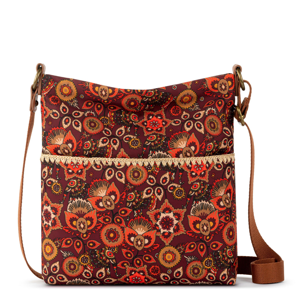 The Sak Lucia Crossbody - EcoTwill - Scarlet Tapestry