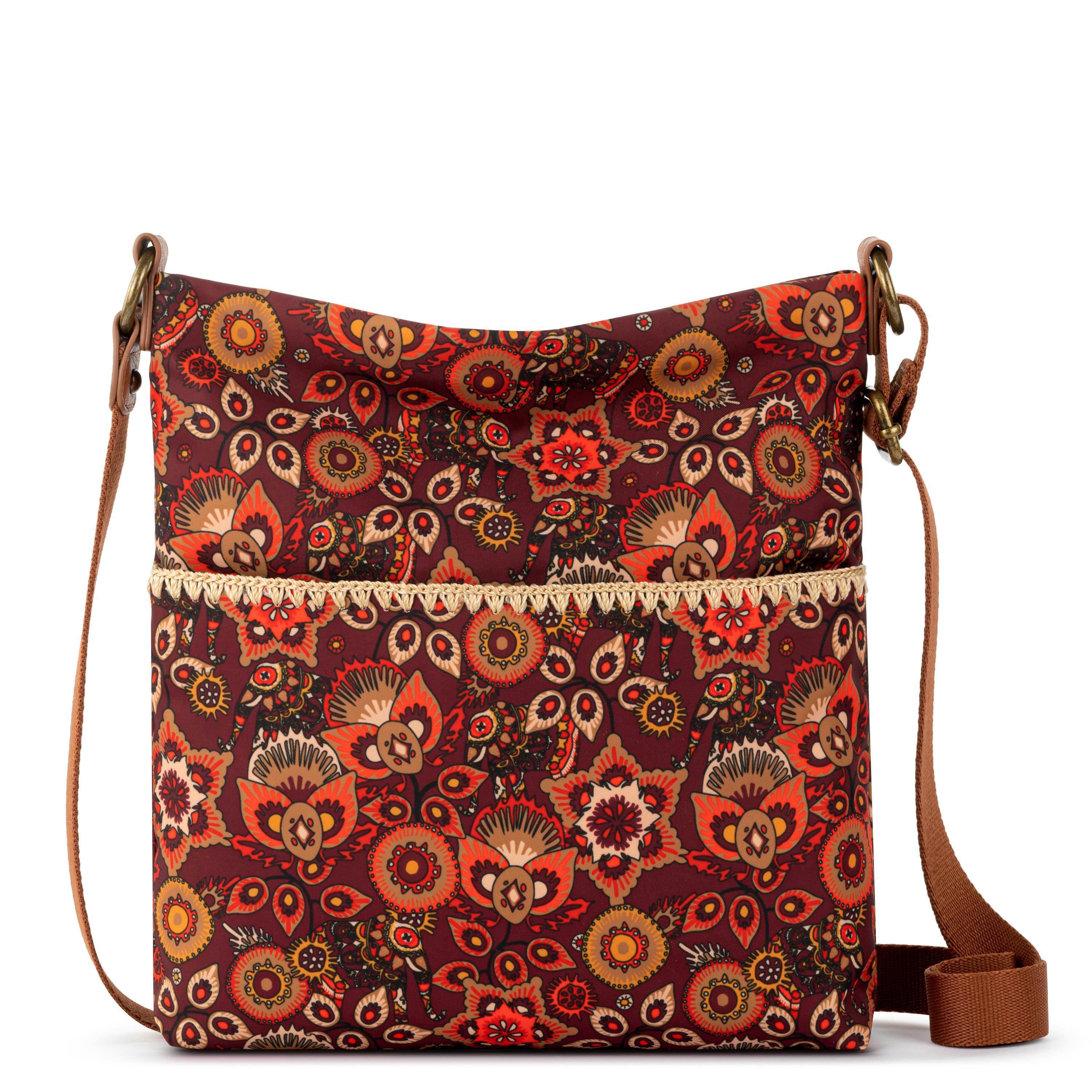The Sak Lucia Crossbody - EcoTwill - Scarlet Tapestry