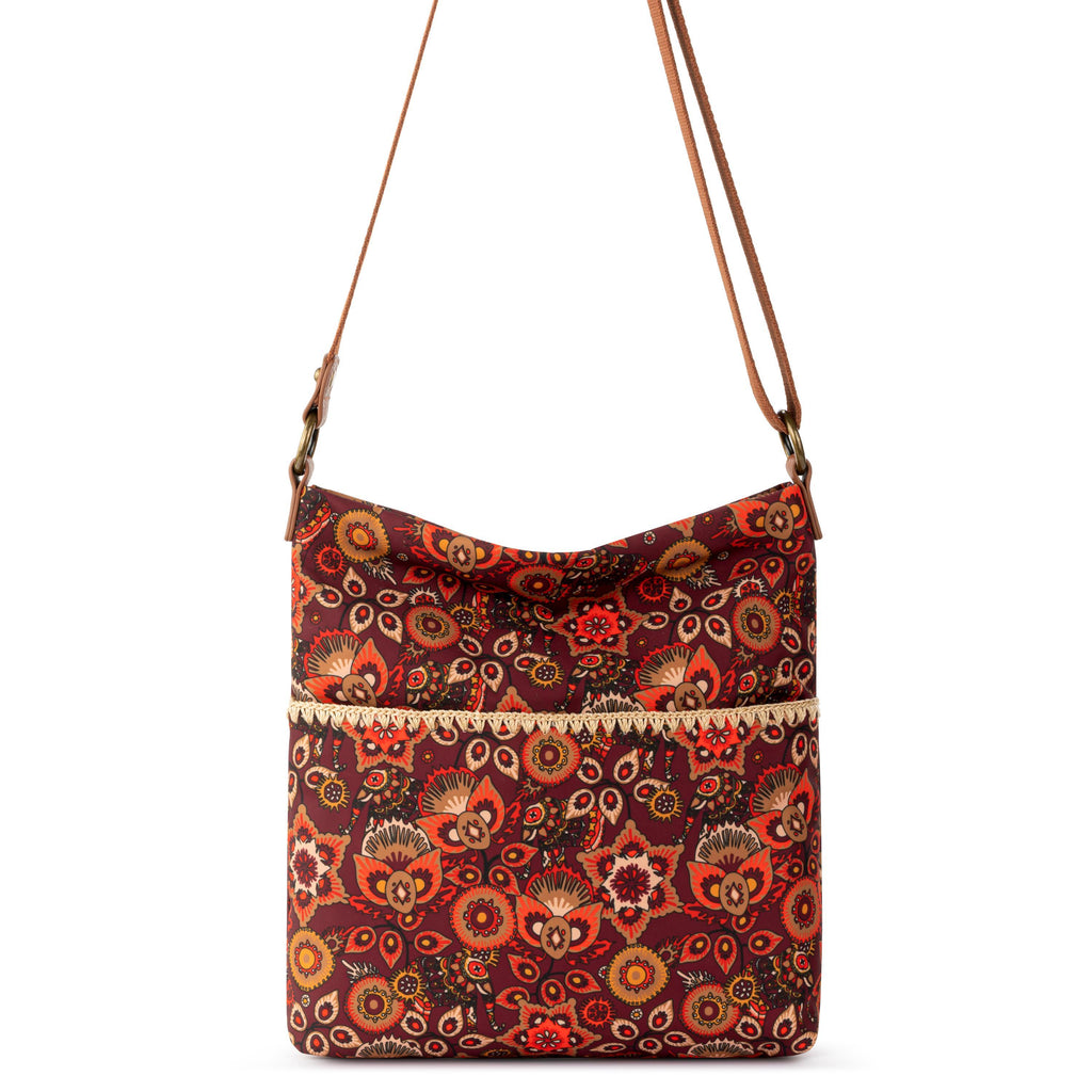 The Sak Lucia Crossbody - EcoTwill - Scarlet Tapestry