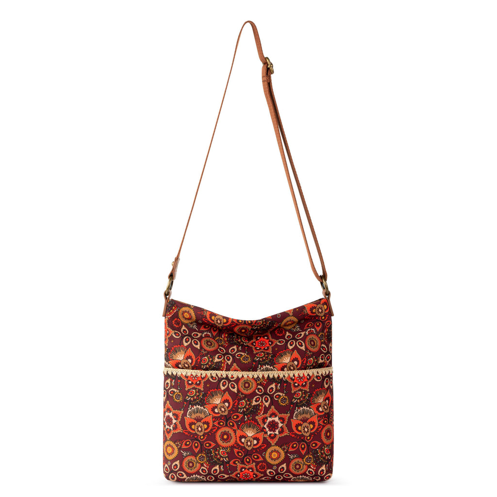 The Sak Lucia Crossbody - EcoTwill - Scarlet Tapestry