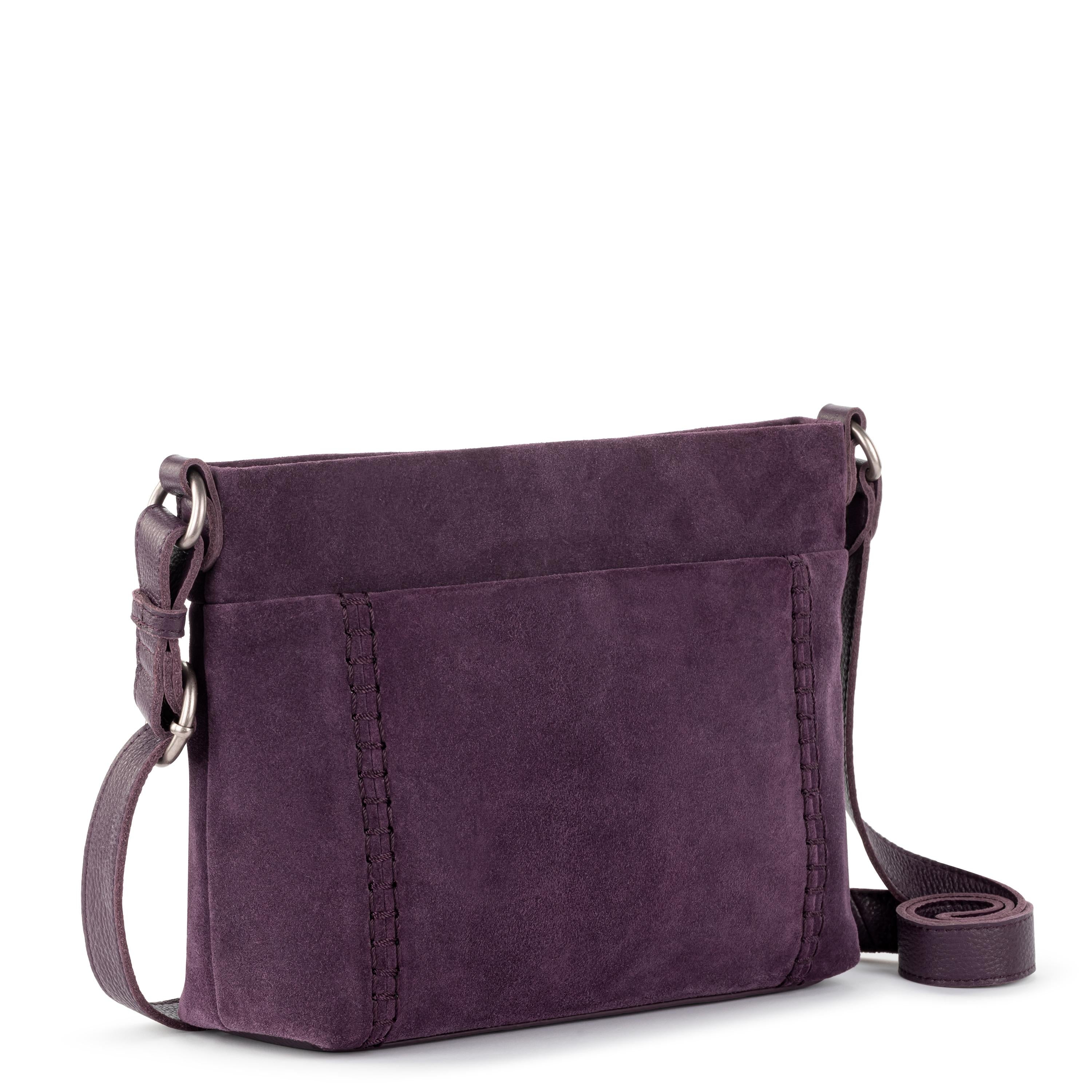 The Sak Melrose Crossbody - Leather - Aubergine Suede