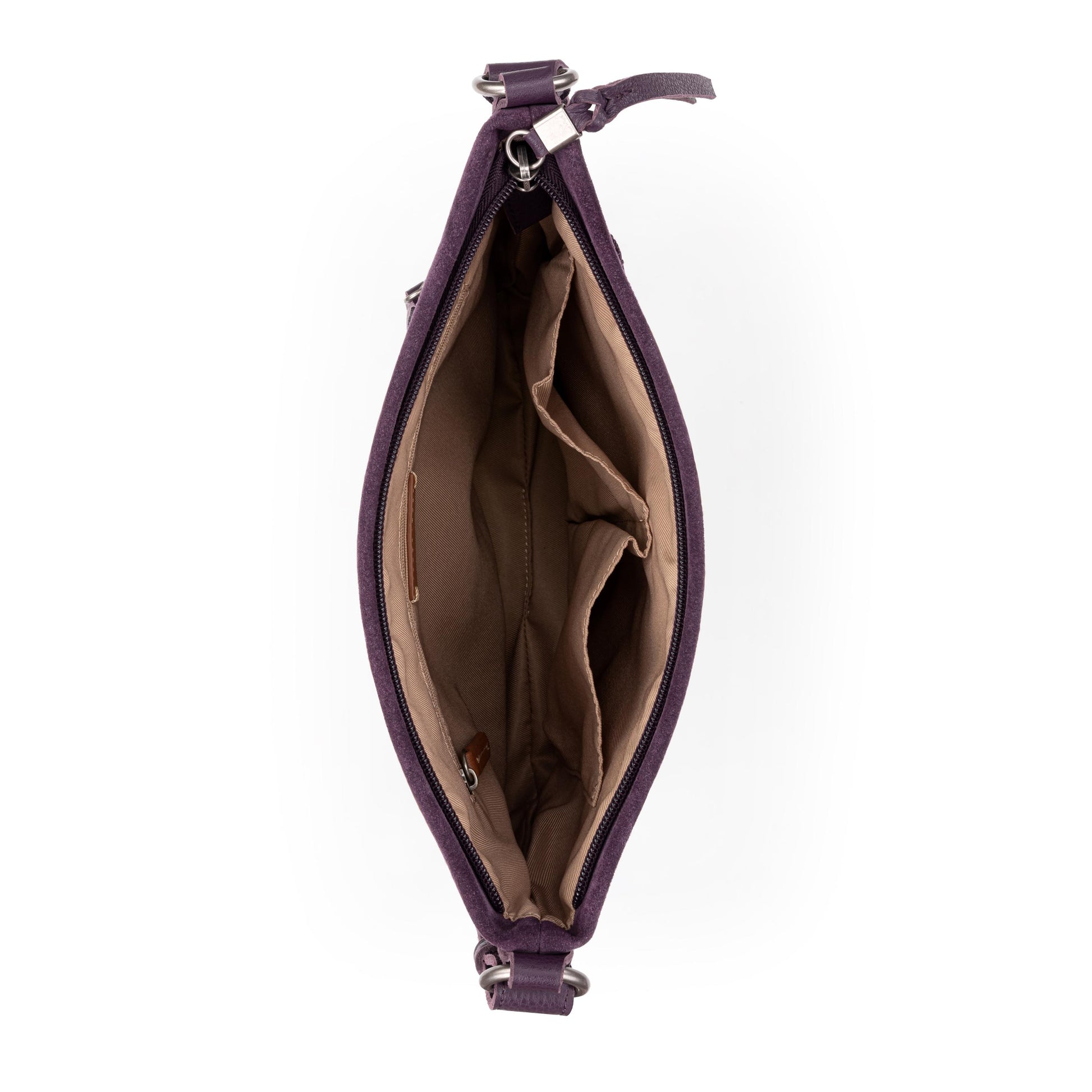 The Sak Melrose Crossbody Leather - |Aubergine Suede|