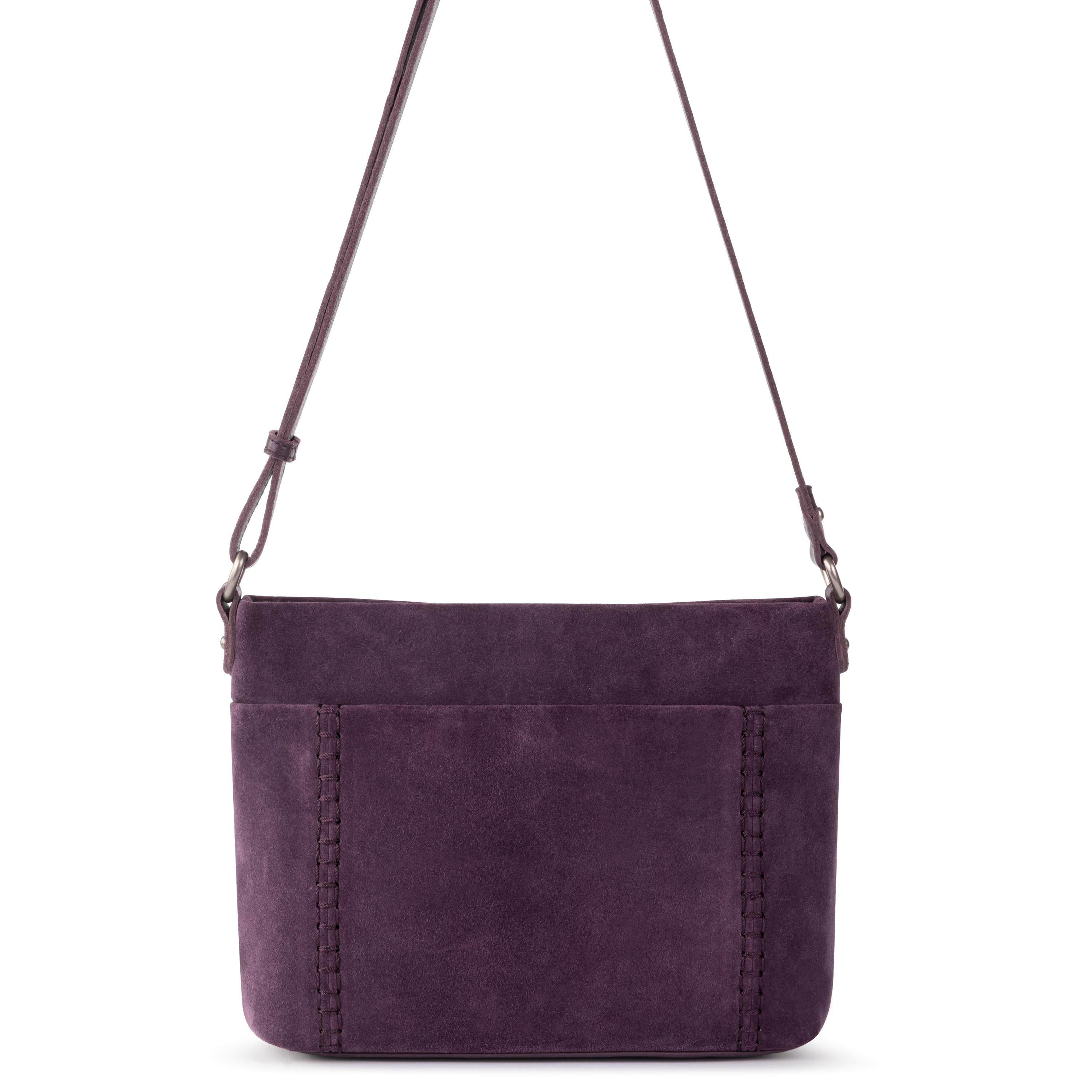 The Sak Melrose Crossbody - Leather - Aubergine Suede