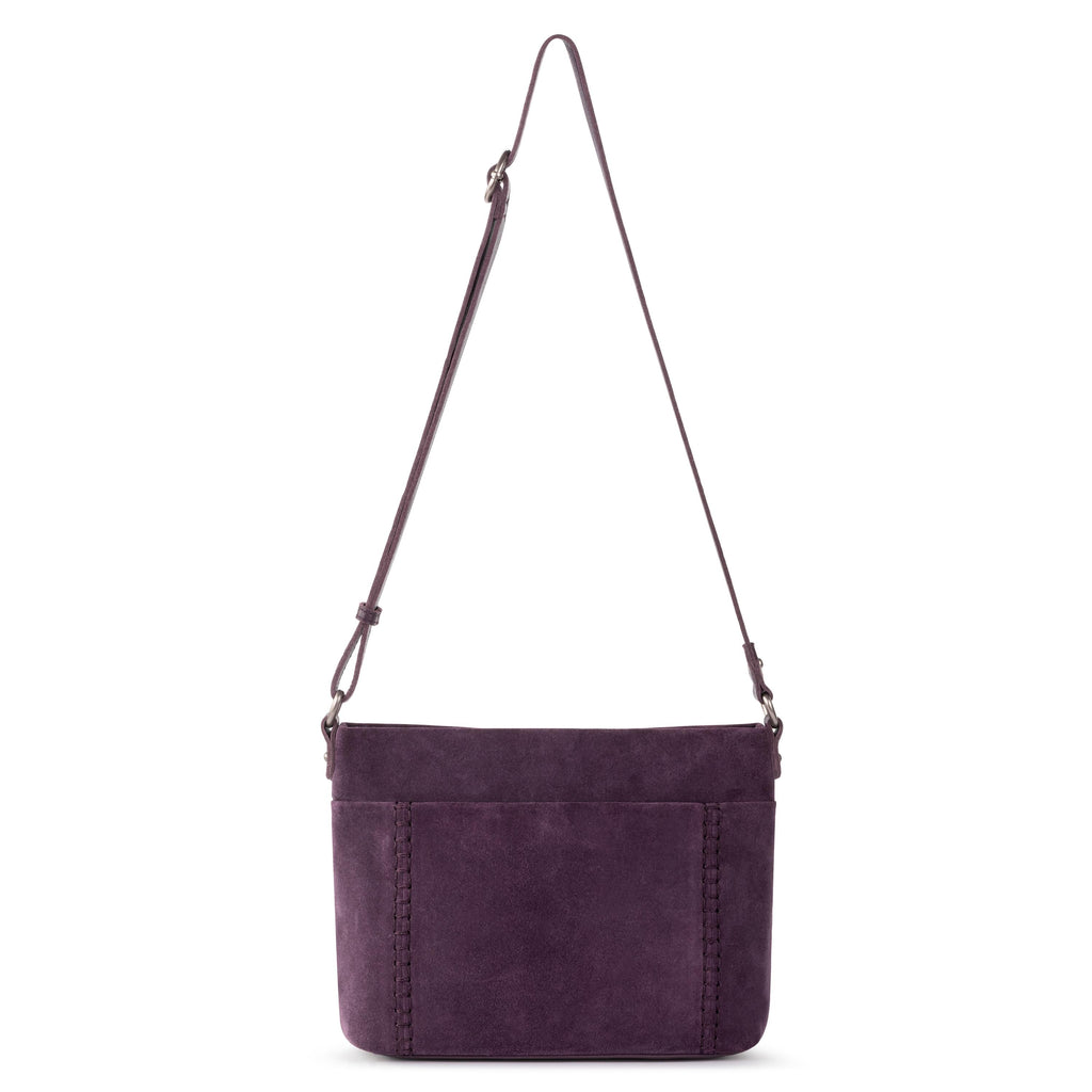 The Sak Melrose Crossbody - Leather - Aubergine Suede