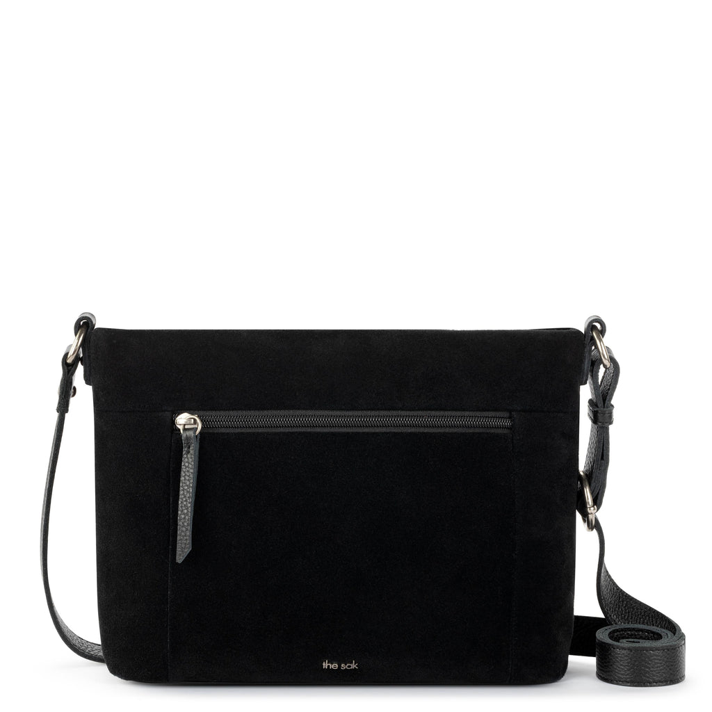 The Sak Melrose Crossbody - Leather - Black Suede