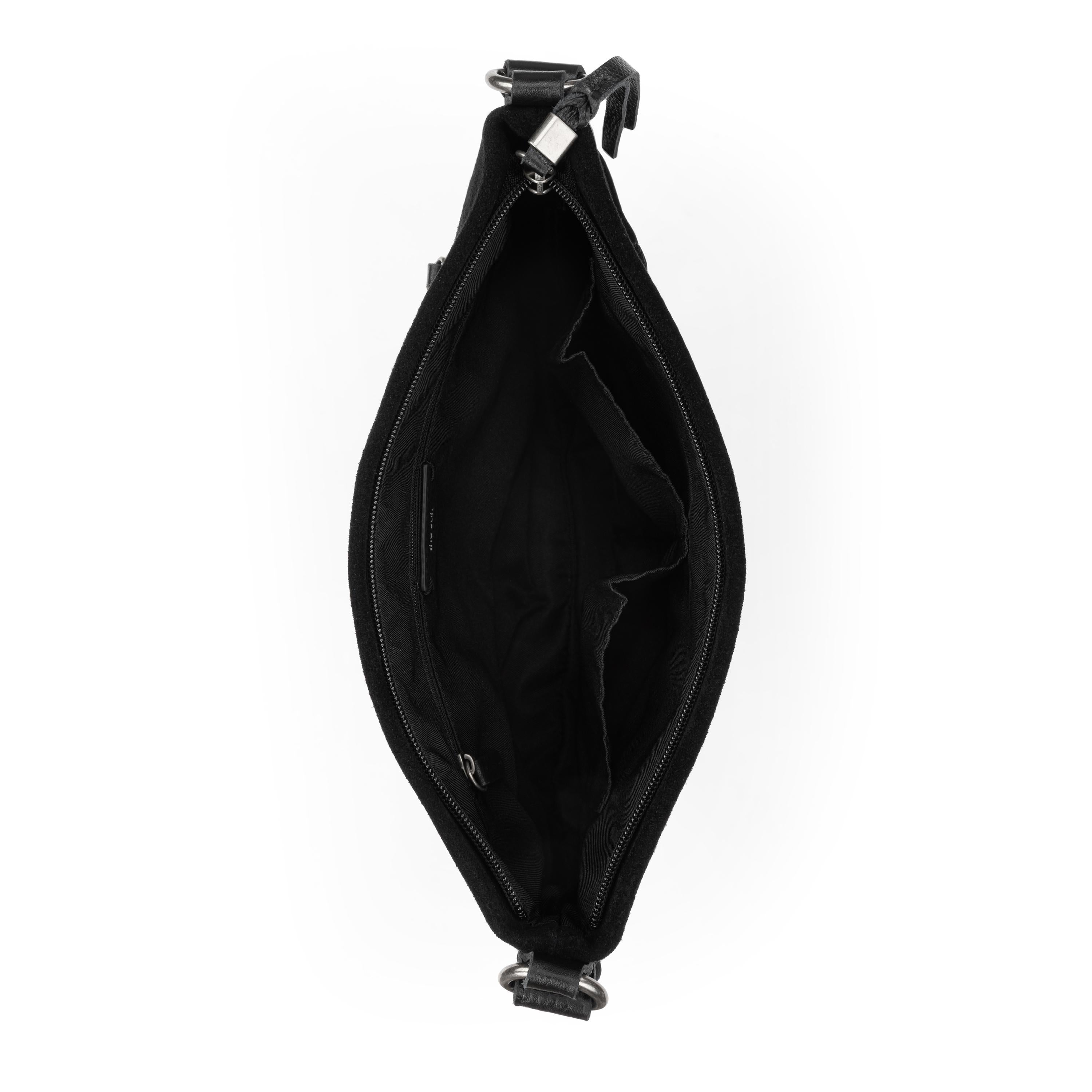 The Sak Melrose Crossbody - Leather - Black Suede