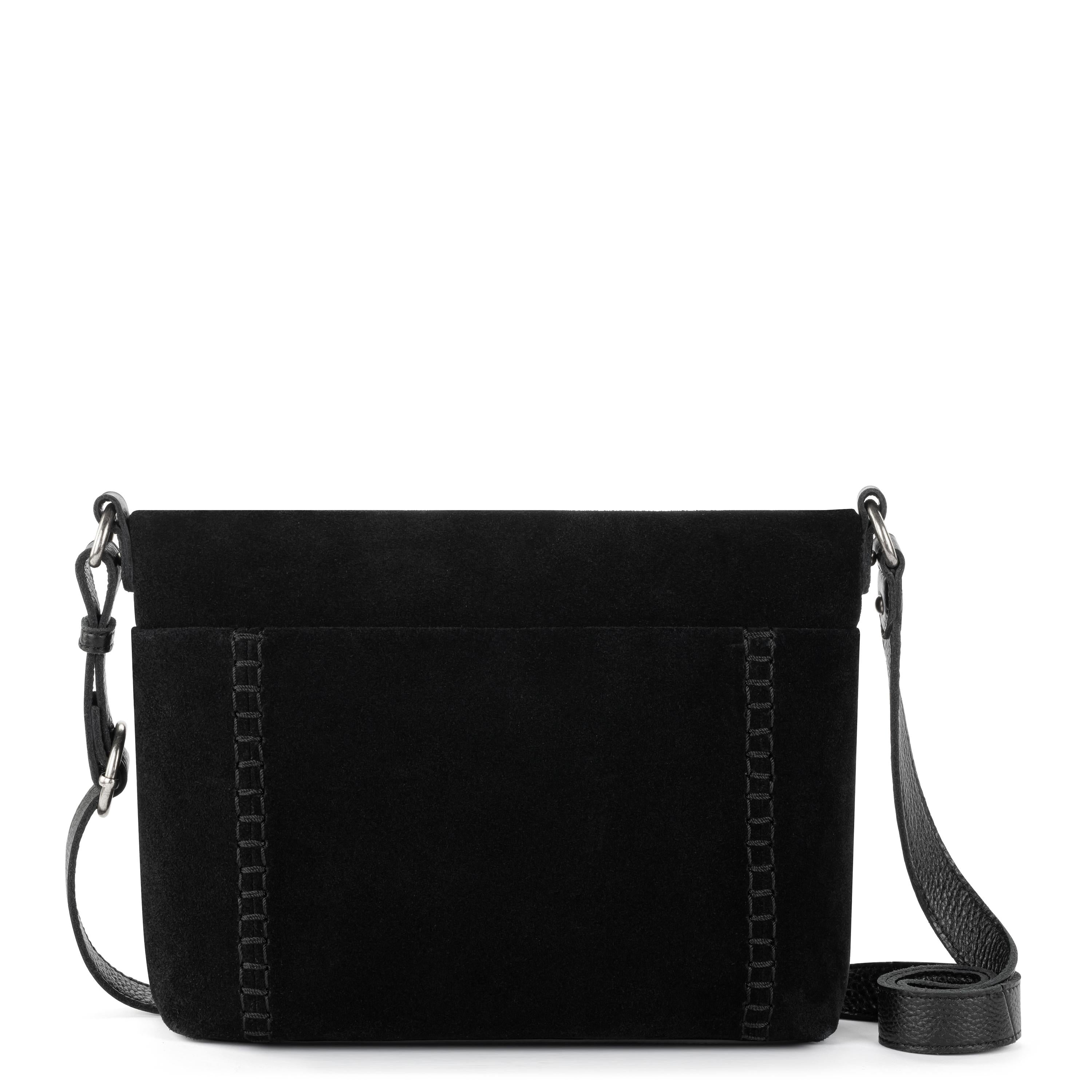 The Sak Melrose Crossbody - Leather - Black Suede