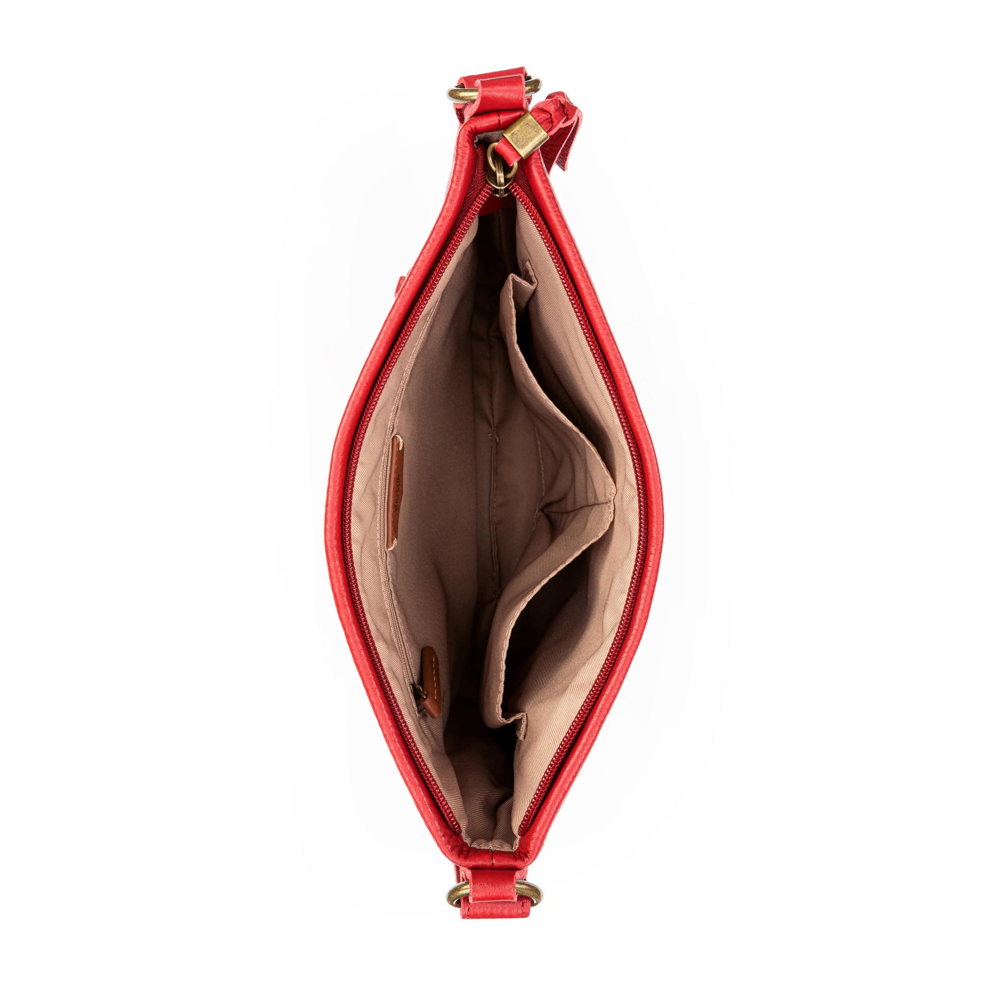 The Sak Melrose Crossbody Leather - |Scarlet|