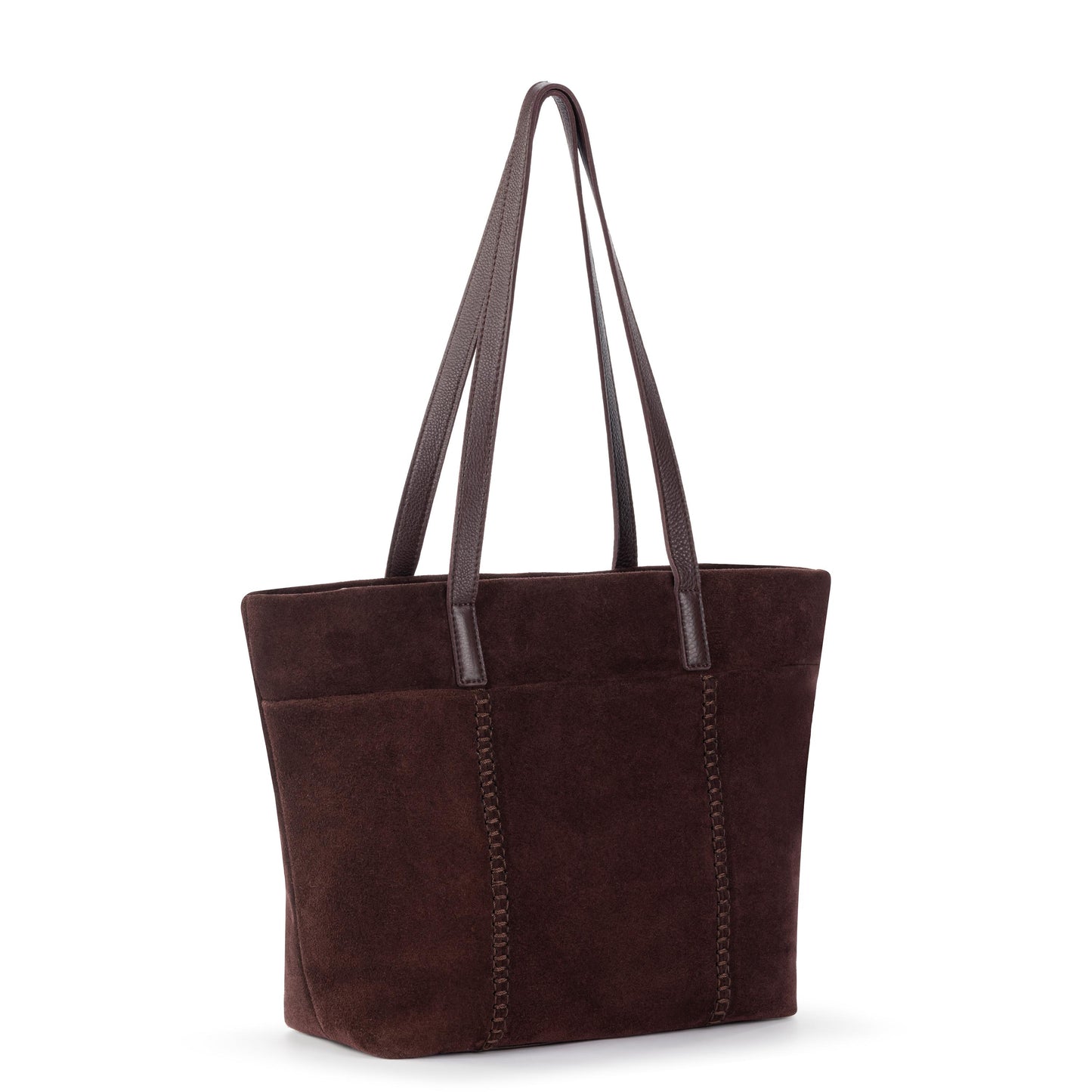 The Sak Metro Tote Leather - |Mahogany Suede|