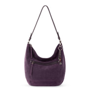 Sequoia Hobo - Leather - Aubergine Suede