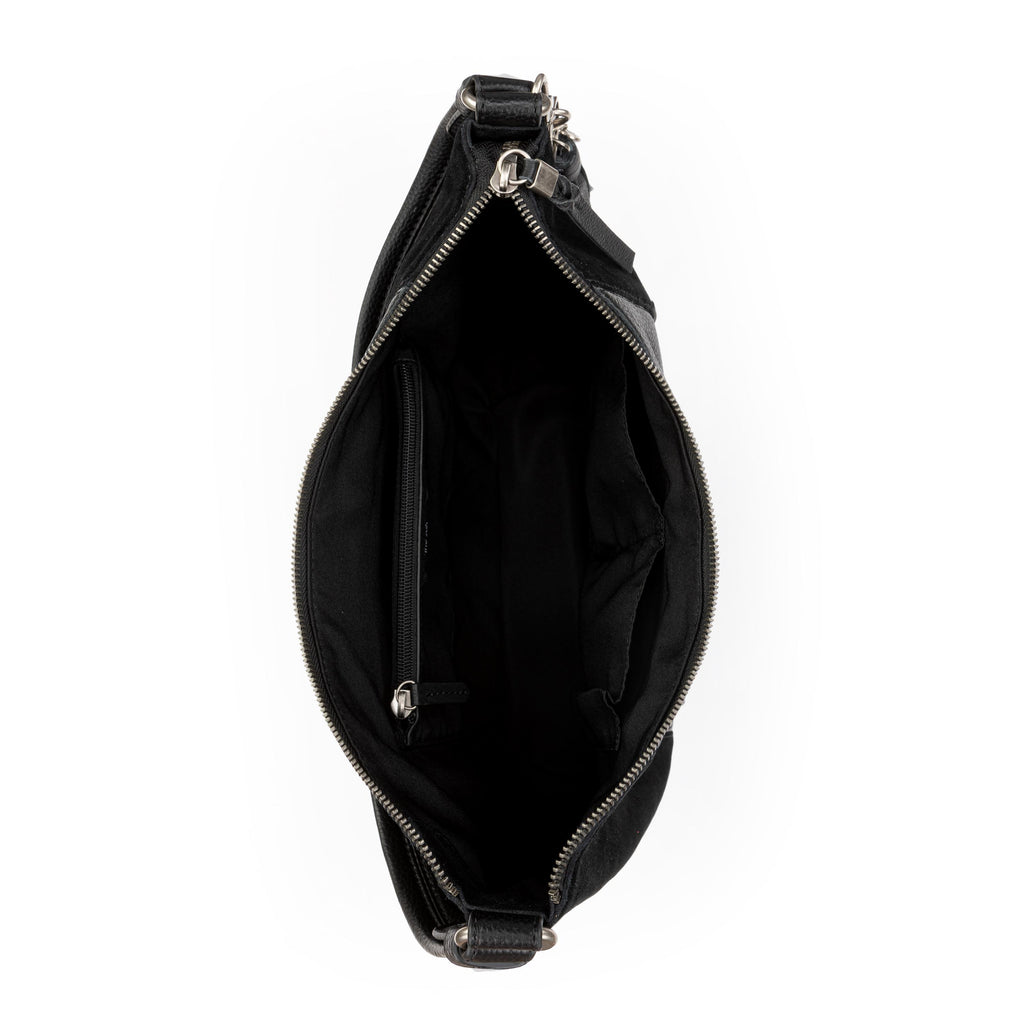 The Sak Sequoia Hobo - Leather - Black Suede Block