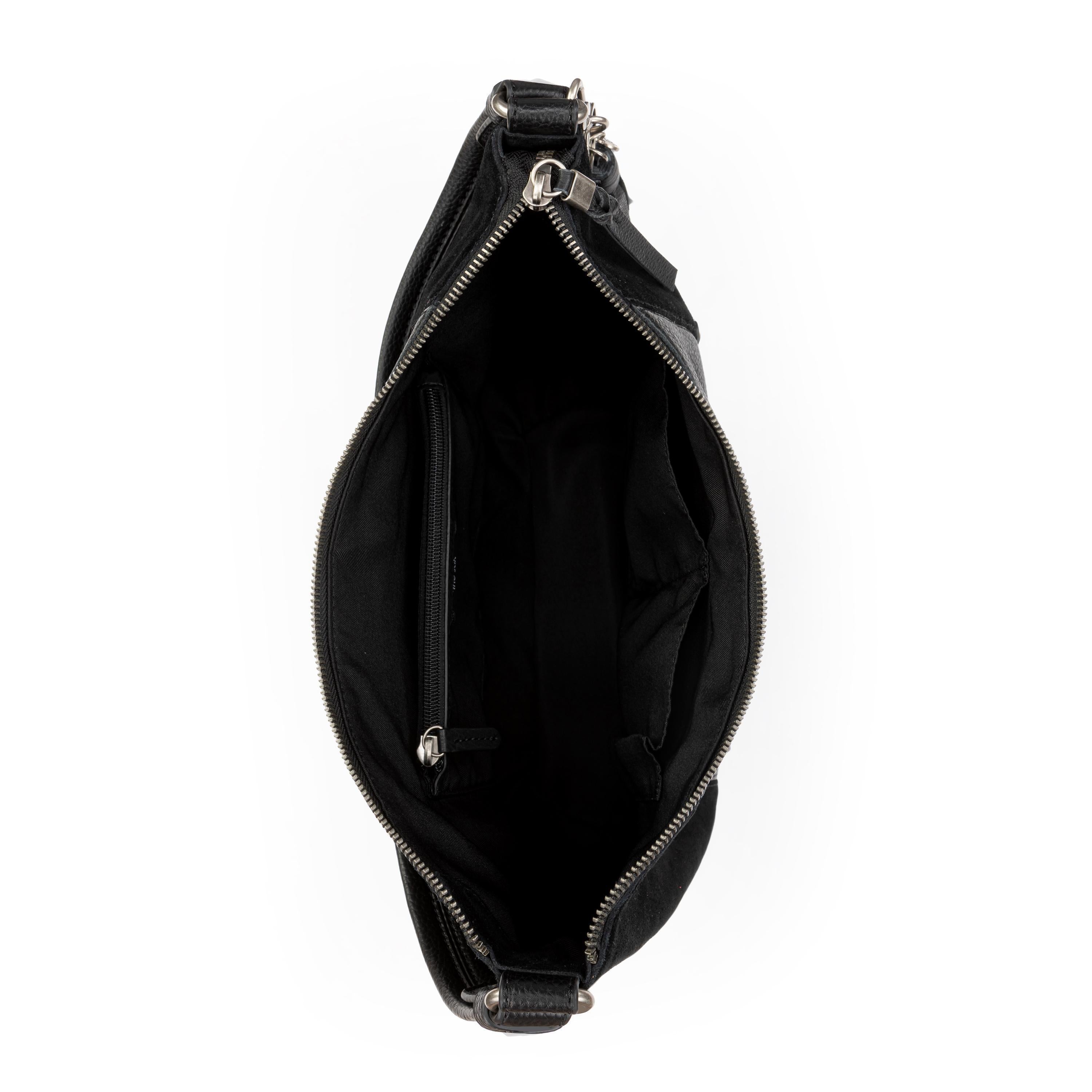 The Sak Sequoia Hobo - Leather - Black Suede Block