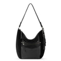 The Sak Sequoia Hobo - Leather - Black Suede Block