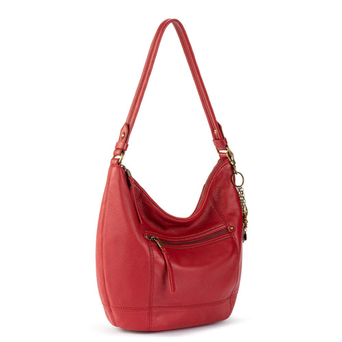 The Sak Sequoia Hobo - Leather - Scarlet