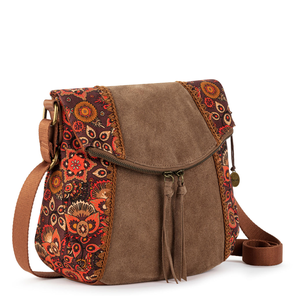 The Sak Silverlake Flap Crossbody - Leather - Scarlet Tapestry