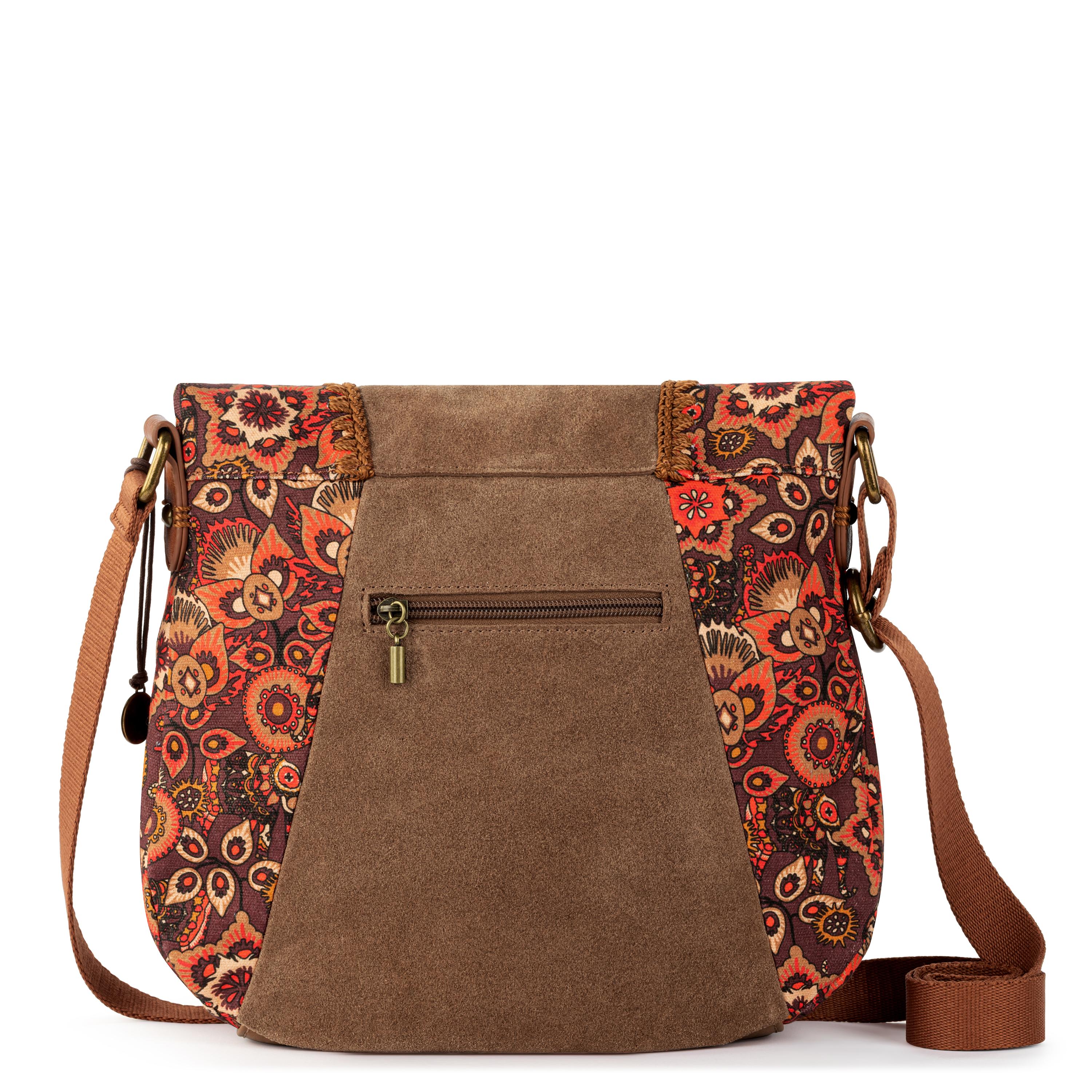 The Sak Silverlake Flap Crossbody - Leather - Scarlet Tapestry
