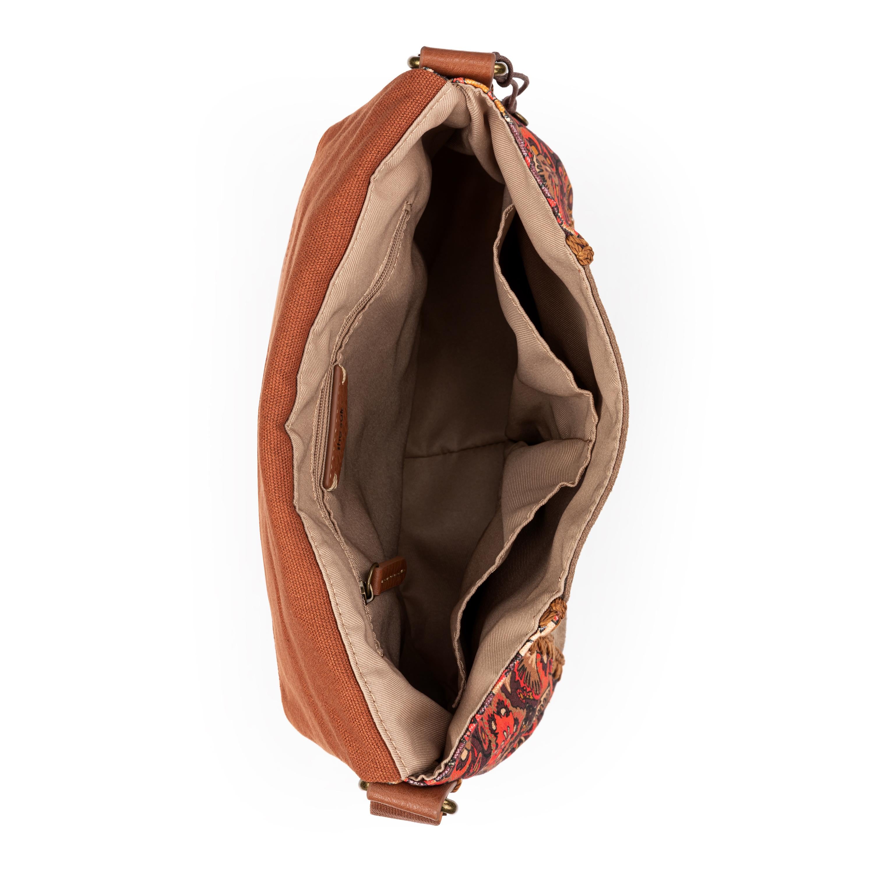 The Sak Silverlake Flap Crossbody - Leather - Scarlet Tapestry