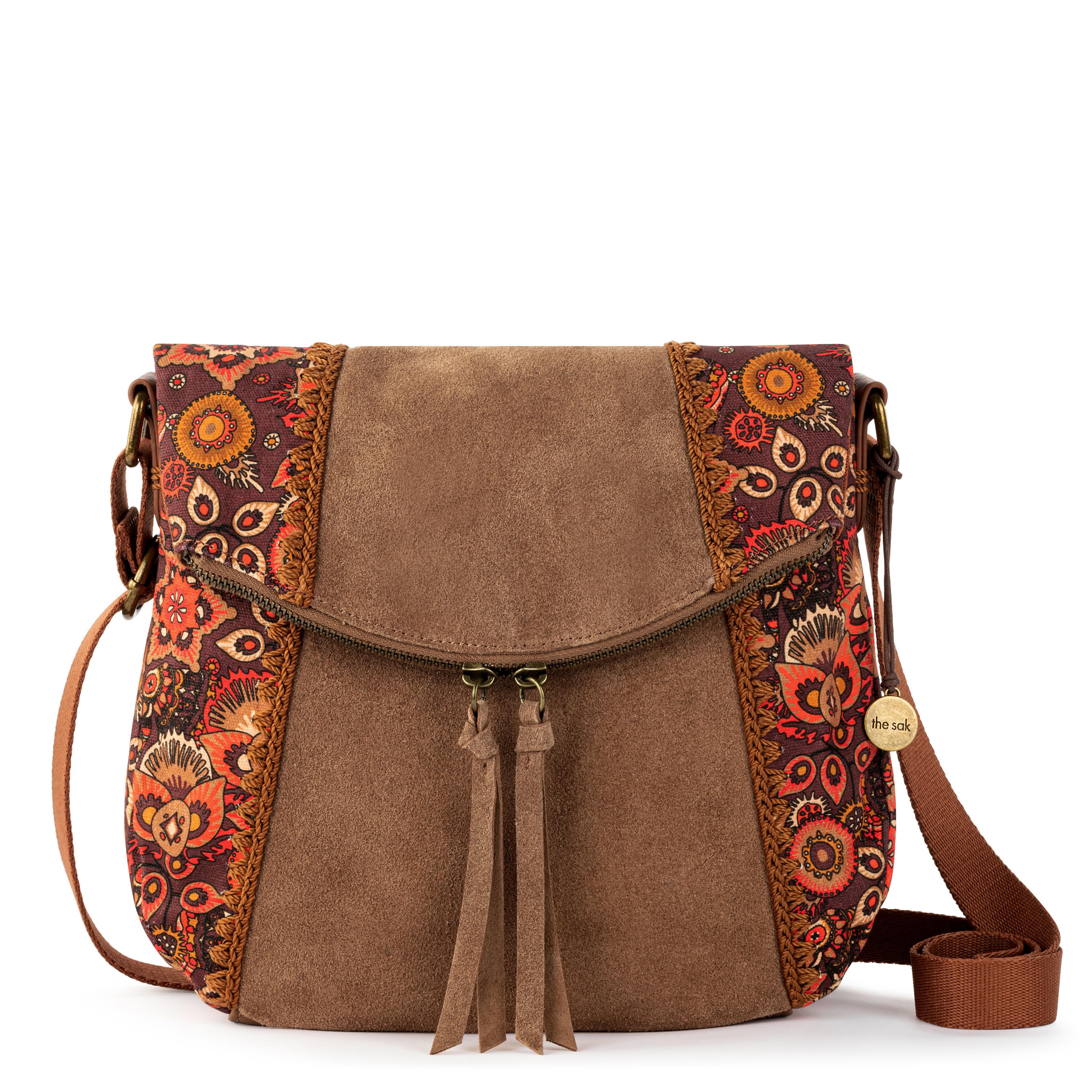 The Sak Silverlake Flap Crossbody - Leather - Scarlet Tapestry