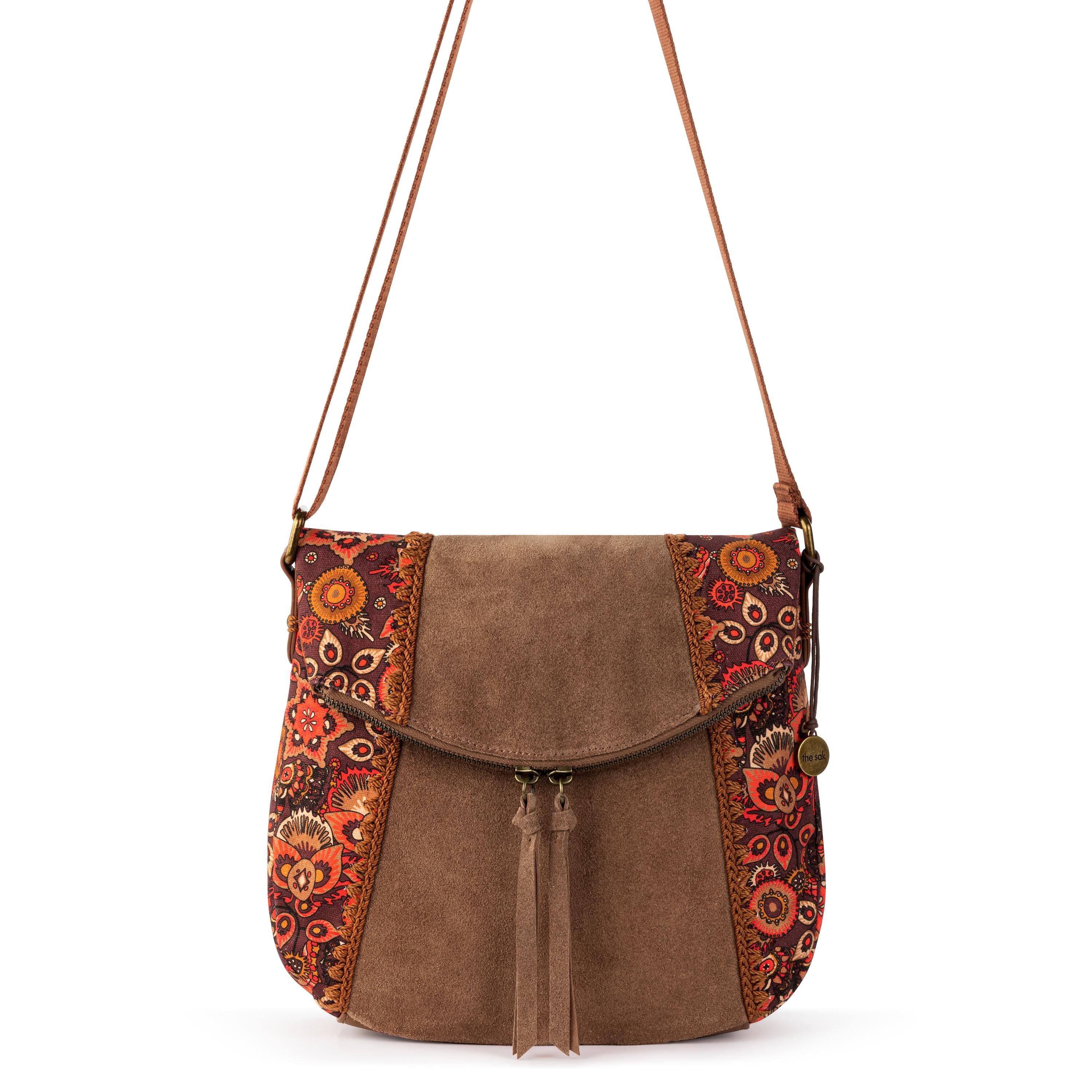 The Sak Silverlake Flap Crossbody - Leather - Scarlet Tapestry