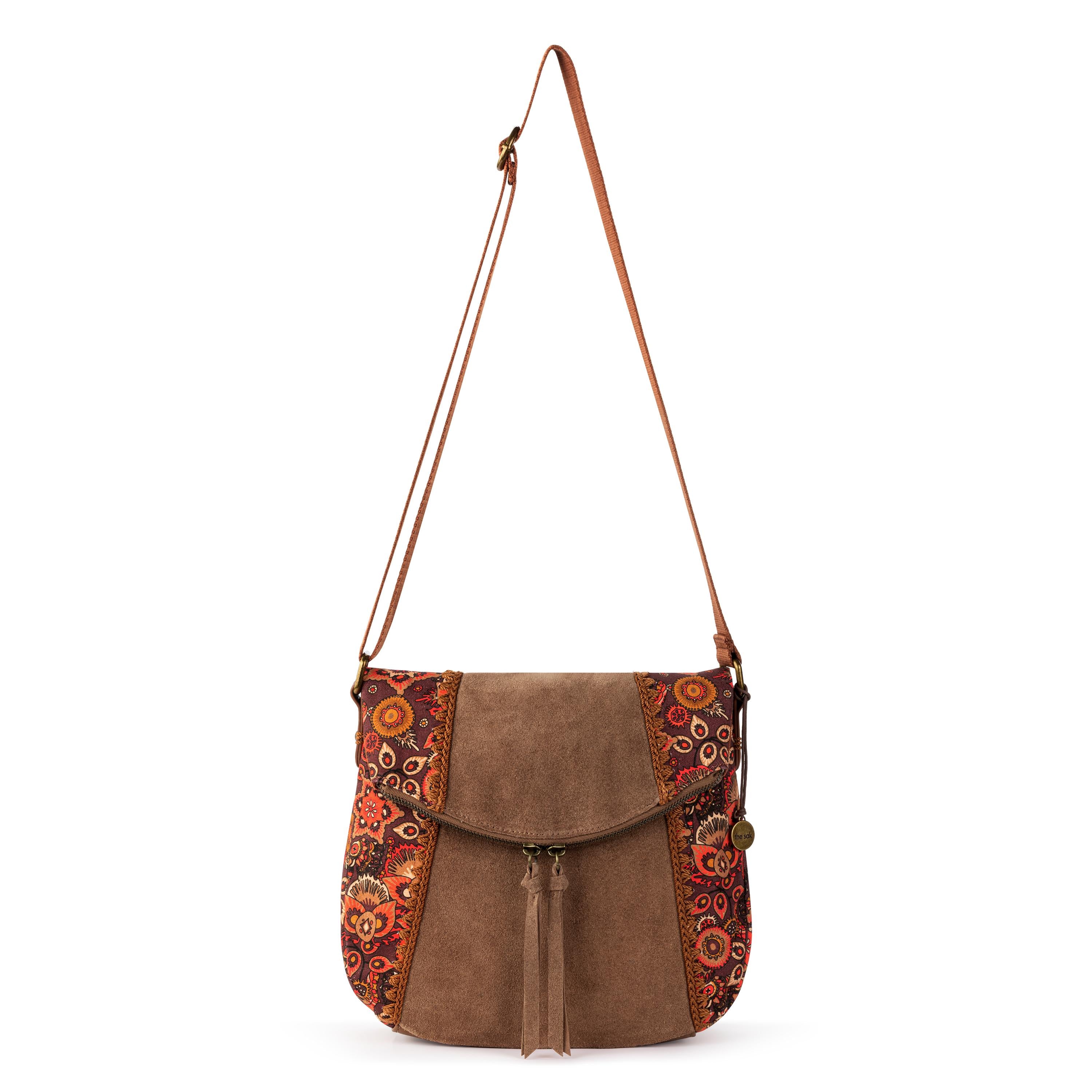 The Sak Silverlake Flap Crossbody - Leather - Scarlet Tapestry